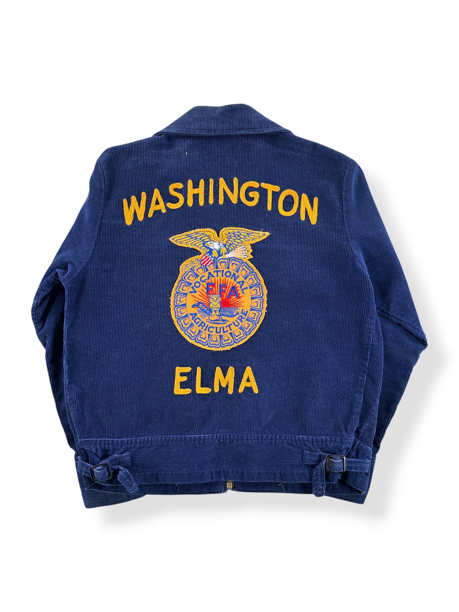 Back of Vintage 70s Washington FFA Jacket SZ S