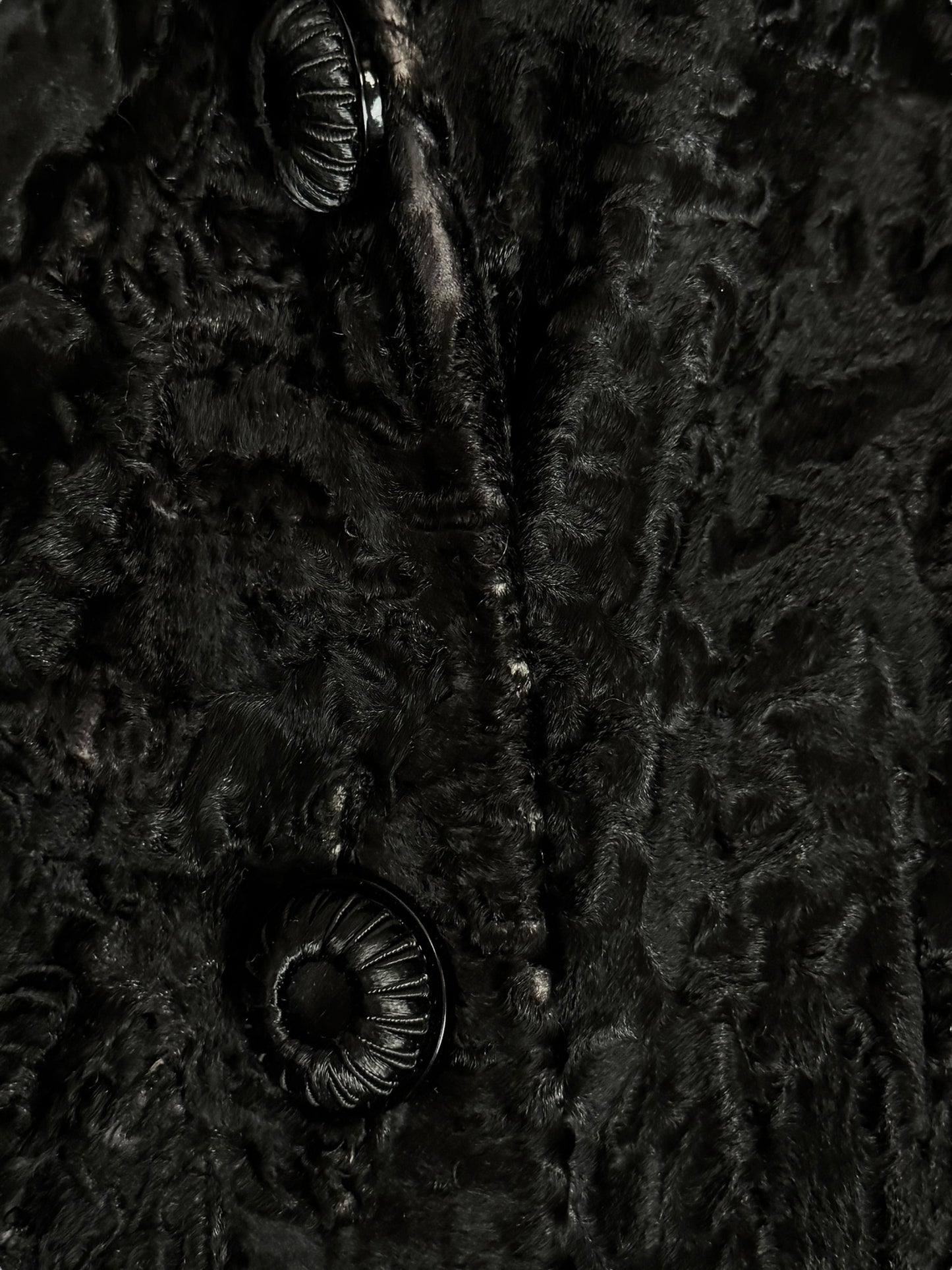 1950s J. Braham Lamb's Fur Coat L-XL