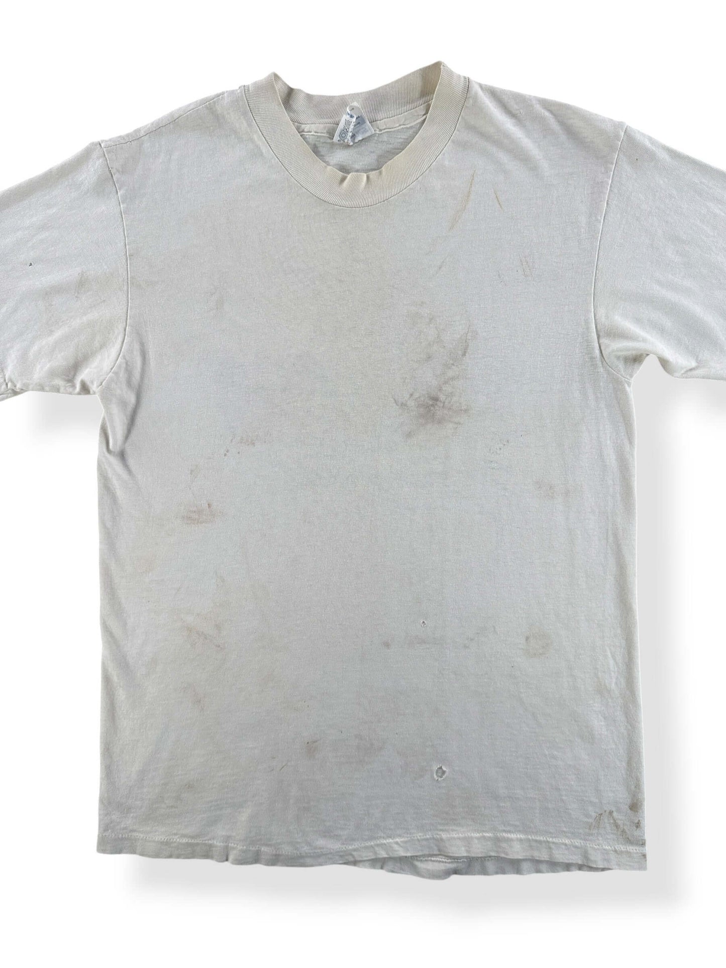 Front Close Up of Vintage Gunite Express Tee SZ M (Fits S) - AS IS
