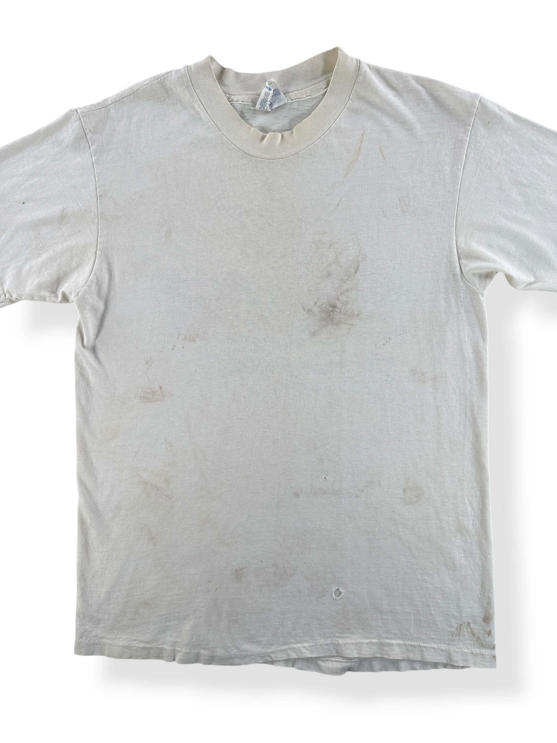 Front Close Up of Vintage Gunite Express Tee SZ M (Fits S) - AS IS
