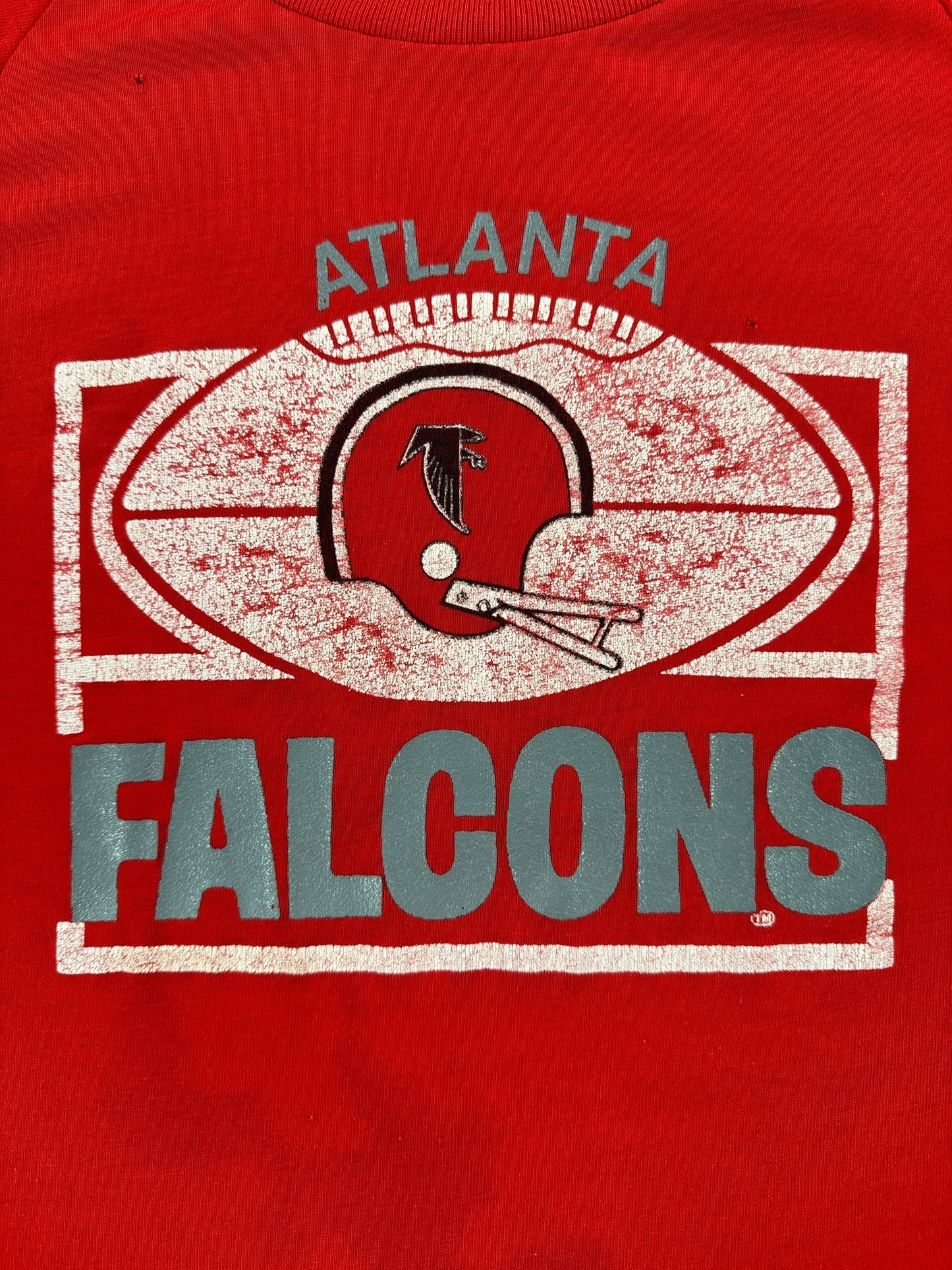 Front Graphic of Vintage Atlanta Falcons Tee SZ L