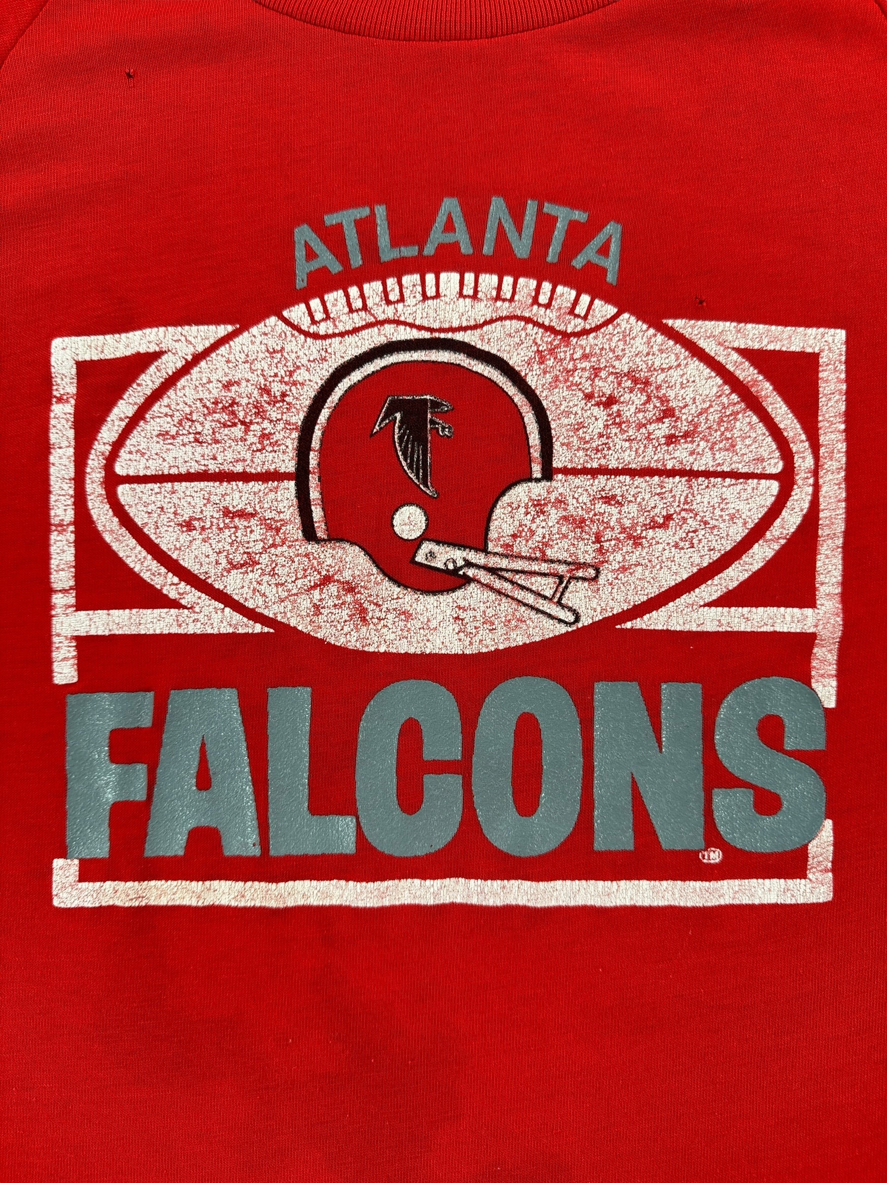 Front Graphic of Vintage Atlanta Falcons Tee SZ L