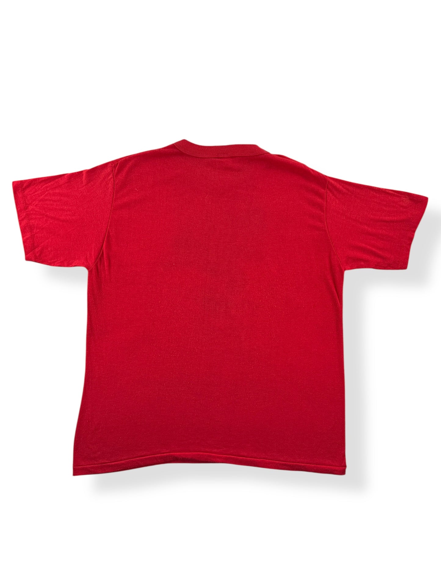 Back of Vintage Red Ohio University Tee SZ L