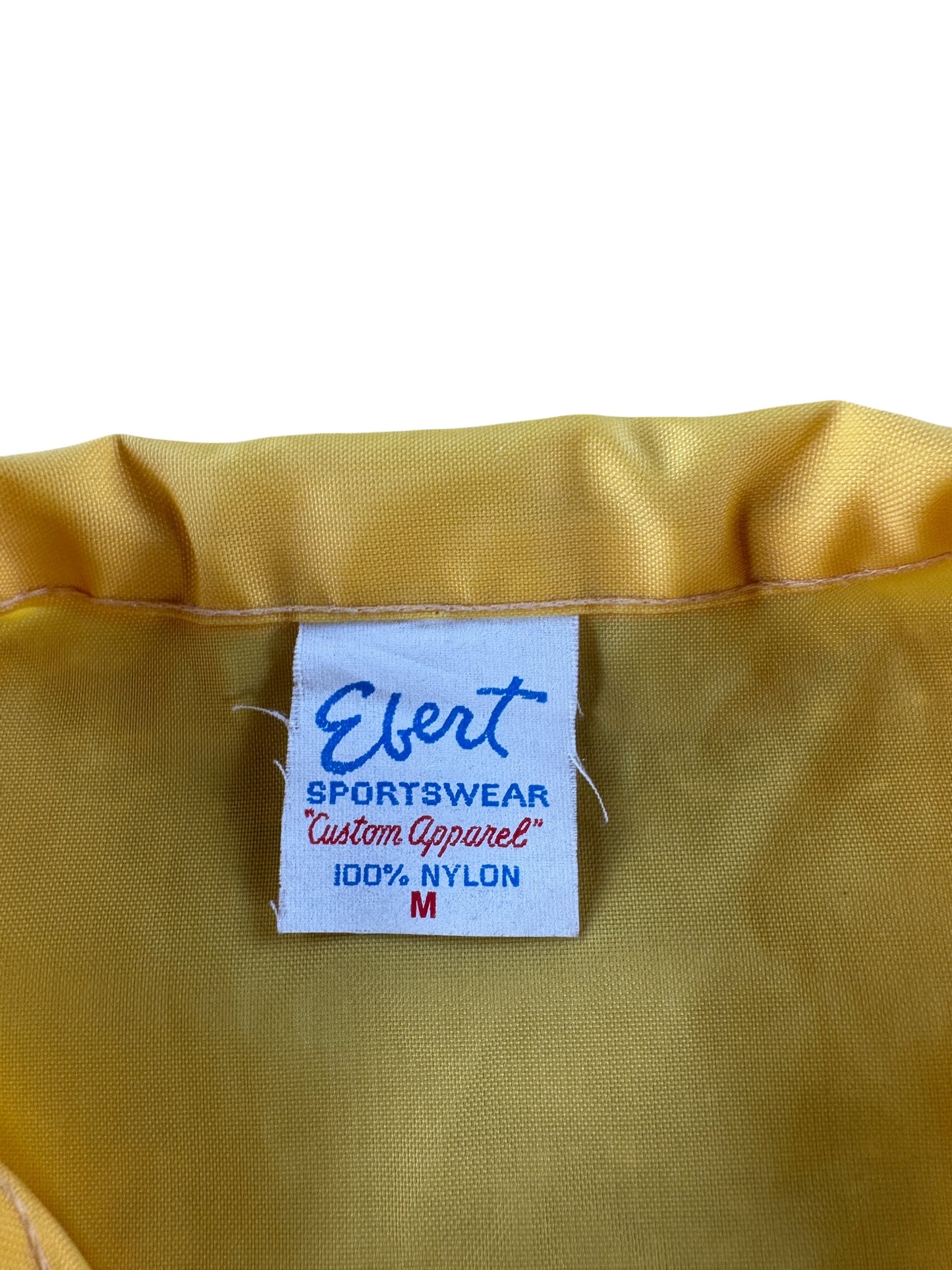 Label on Vintage Boeing 737 Cowboy Windbreaker SZ M