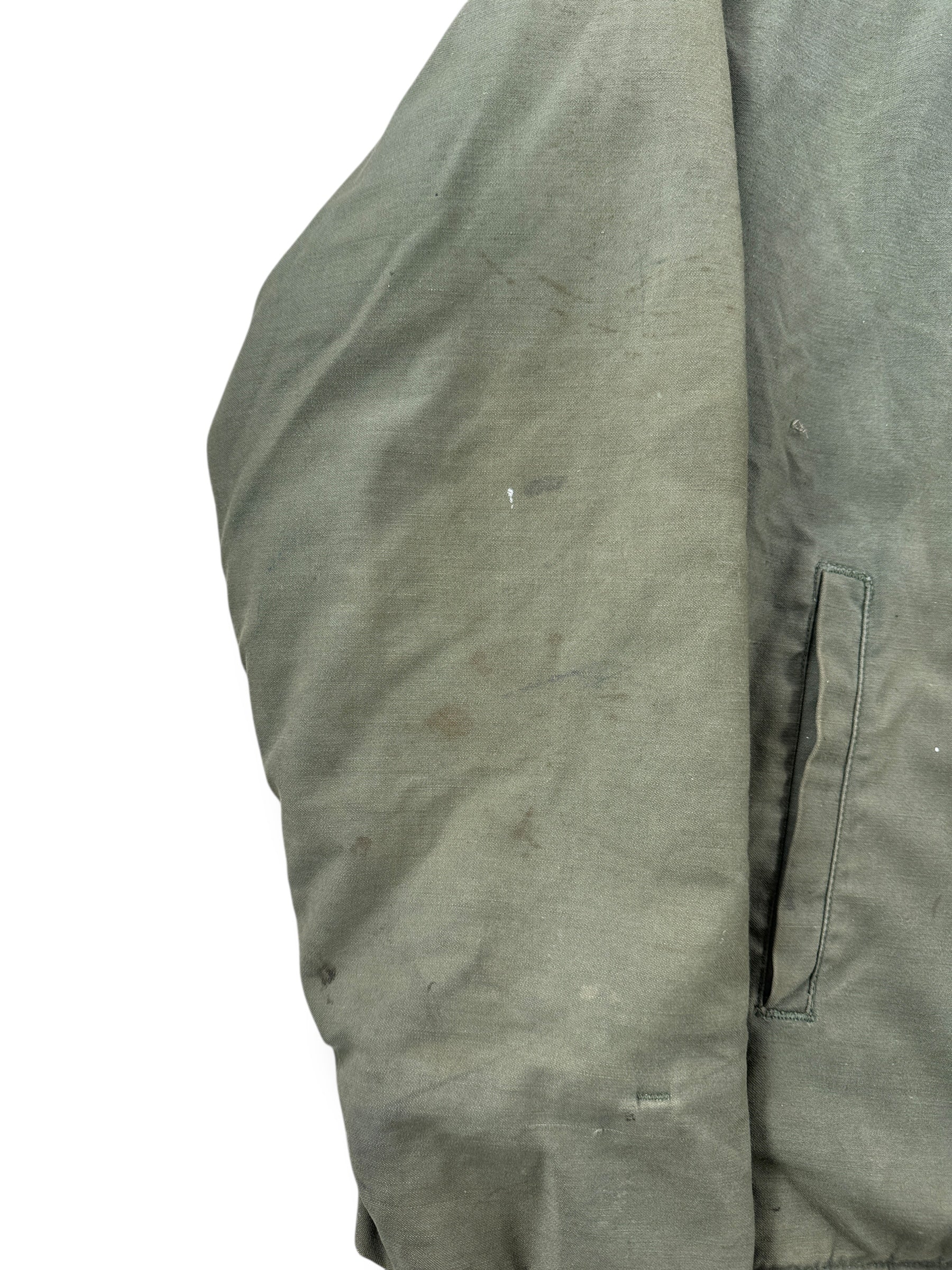 Sleeve on Vintage A-2 Deck Jacket SZ L