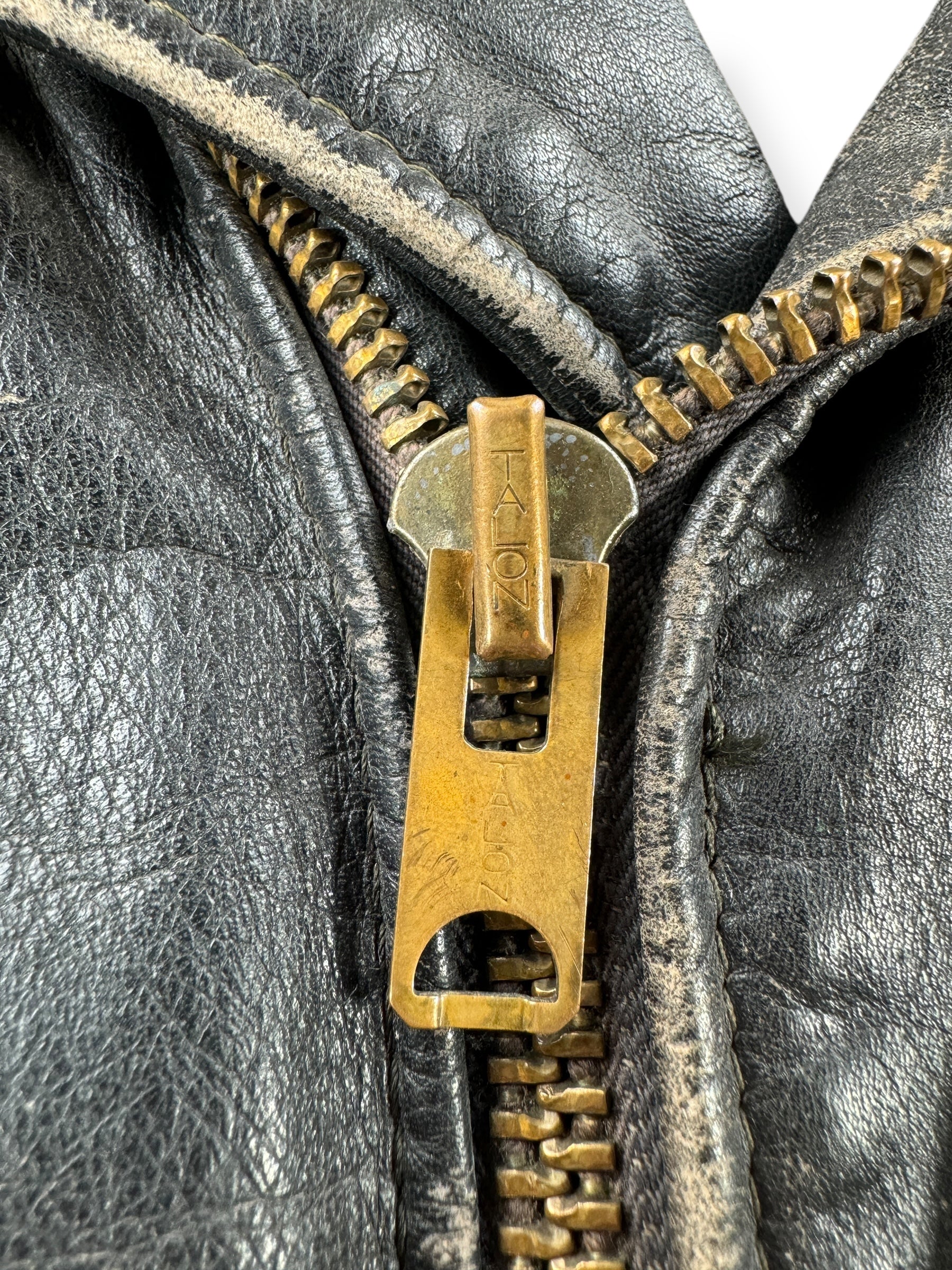Tag on Vintage Leather Jacket SZ M