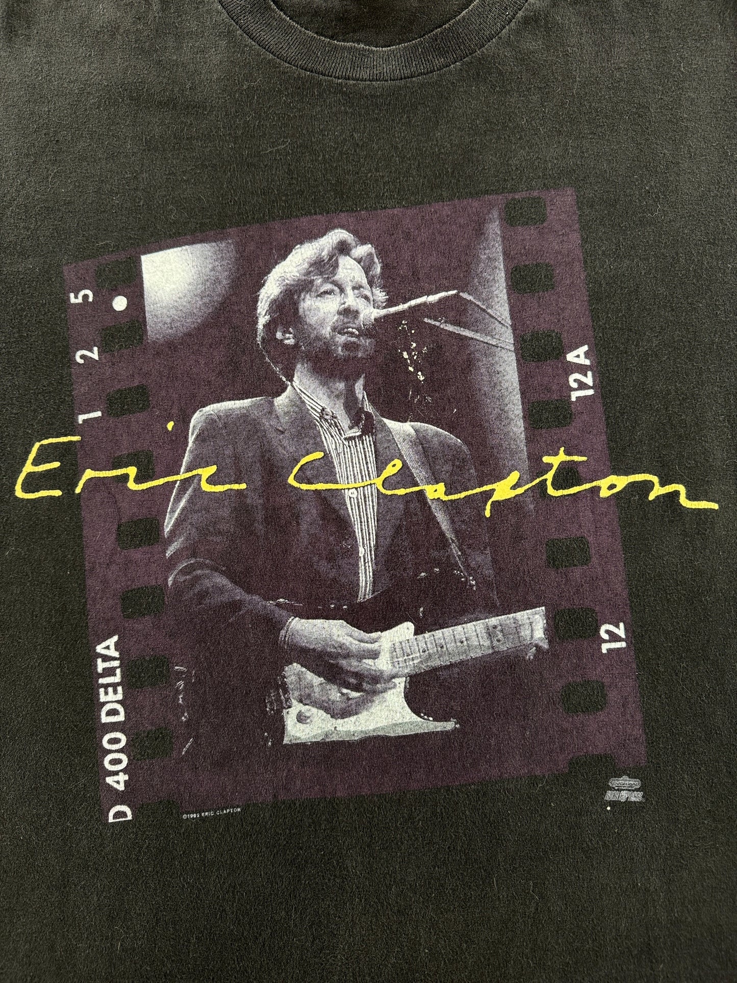 Graphic of Vintage 1992 Winterland Eric Clapton Tee SZ L
