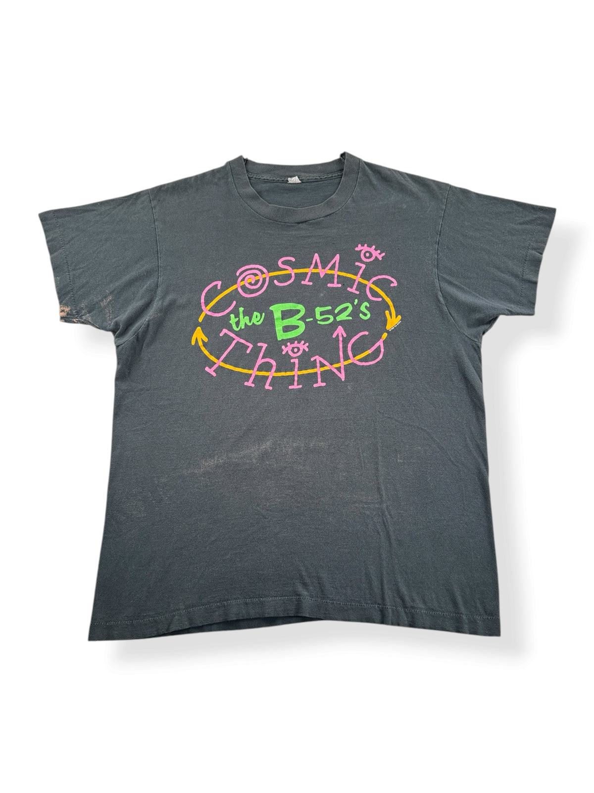 Front of Vintage 80s B-52s Cosmic Thing Tee SZ XL (Fits L)