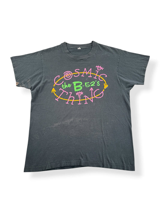 Front of Vintage 80s B-52s Cosmic Thing Tee SZ XL (Fits L)