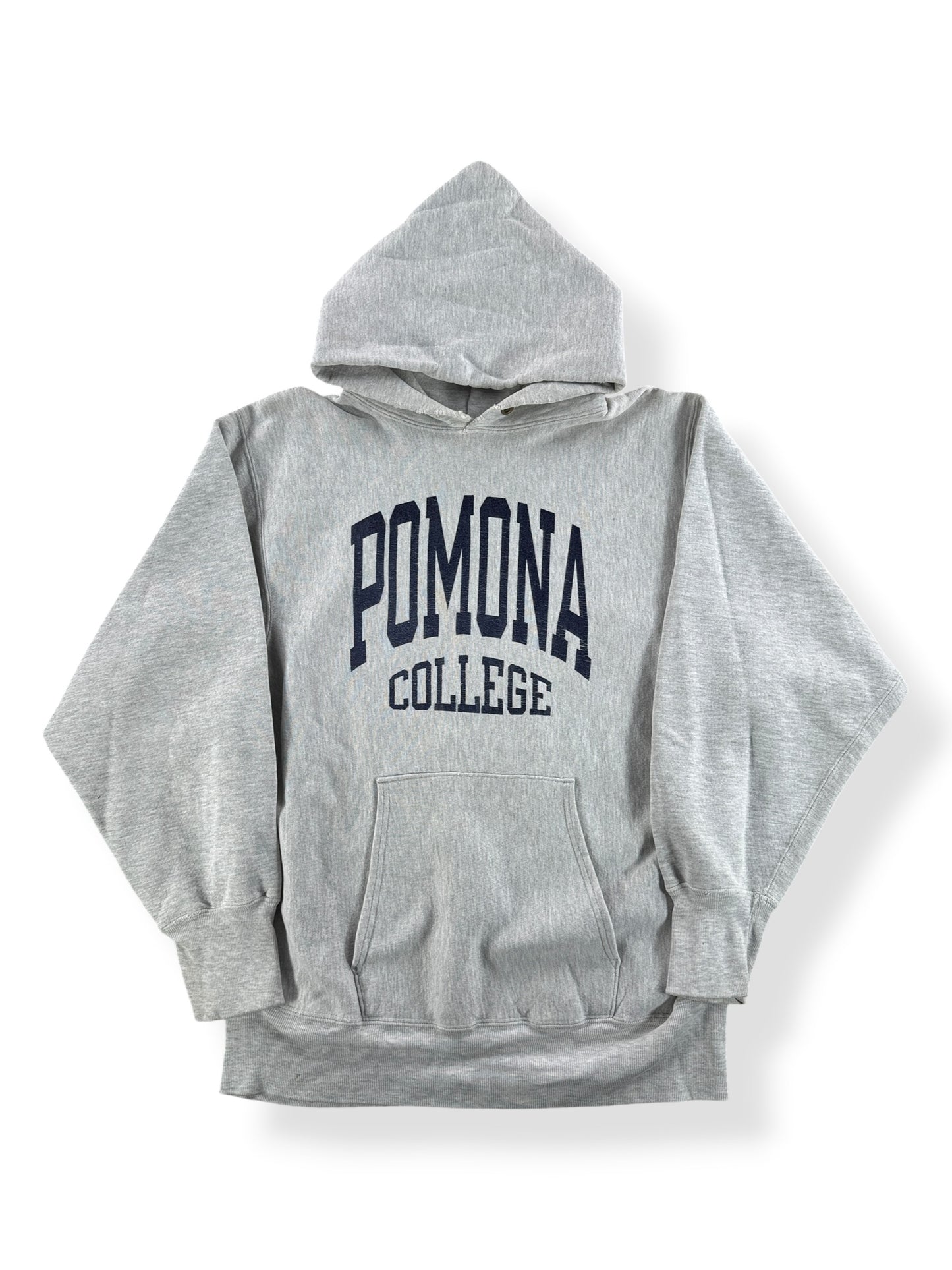Front of Vintage Pomona College Champion Reverse Weave Hoodie SZ XL (Fits L)