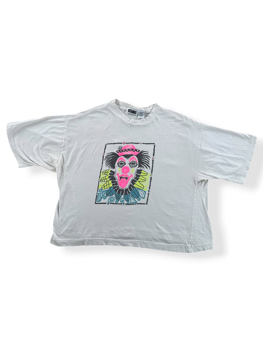 Front of Vintage Cropped Clown Tee SZ L