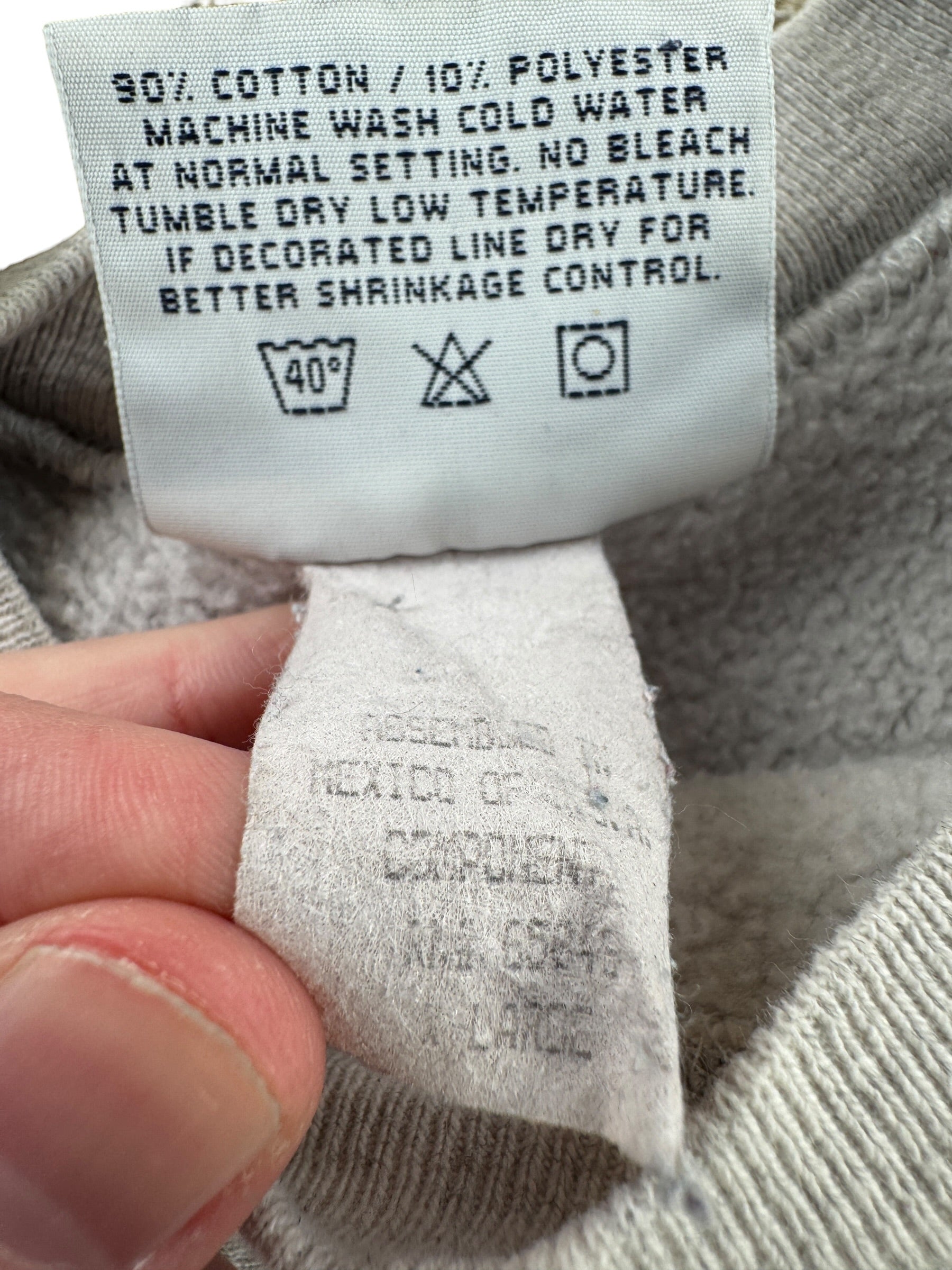 Tag on Vintage “Reverse Weave” Navy Sweatshirt SZ XL