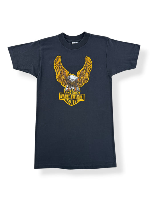 Front of Vintage Bellevue Harley Spread Eagle Tee SZ S (Fits XS)