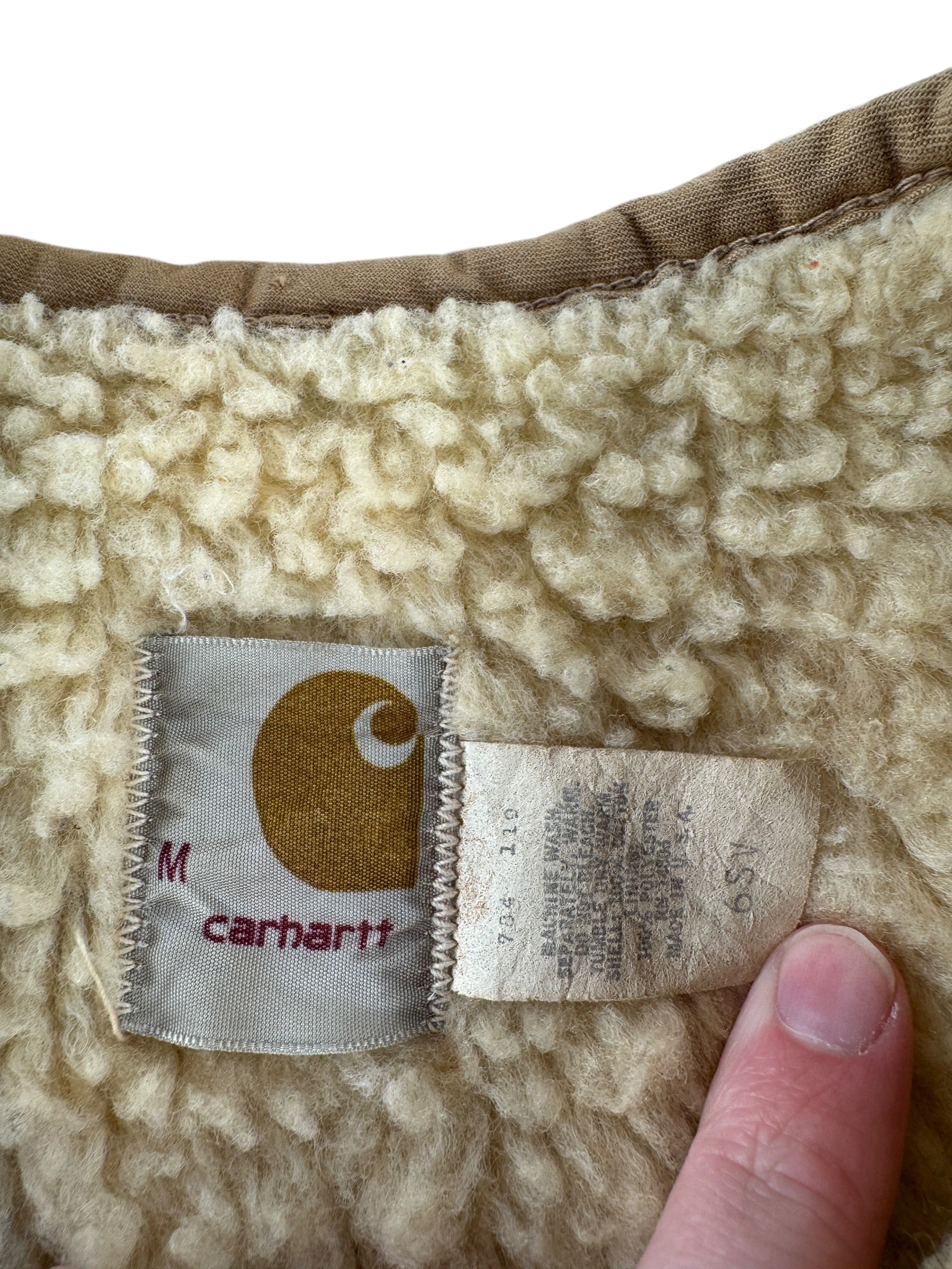 Tag on Vintage 70s Carhartt Vest SZ M (Fits S)