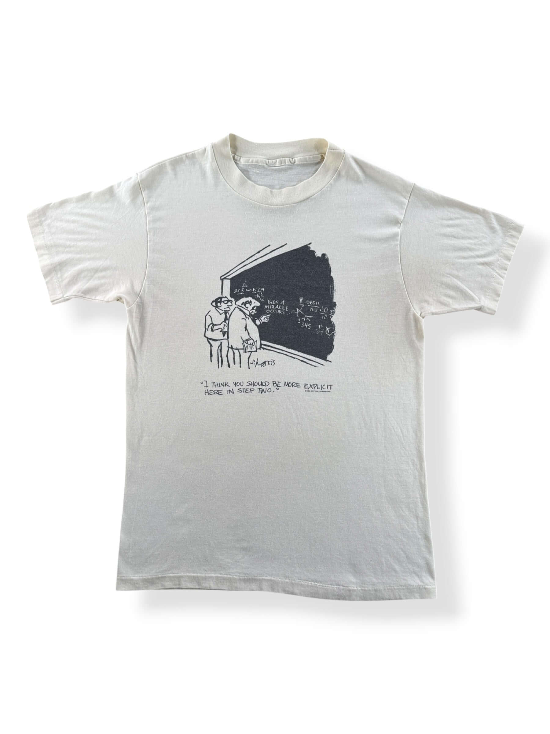 Front of Vintage Math Tee SZ S