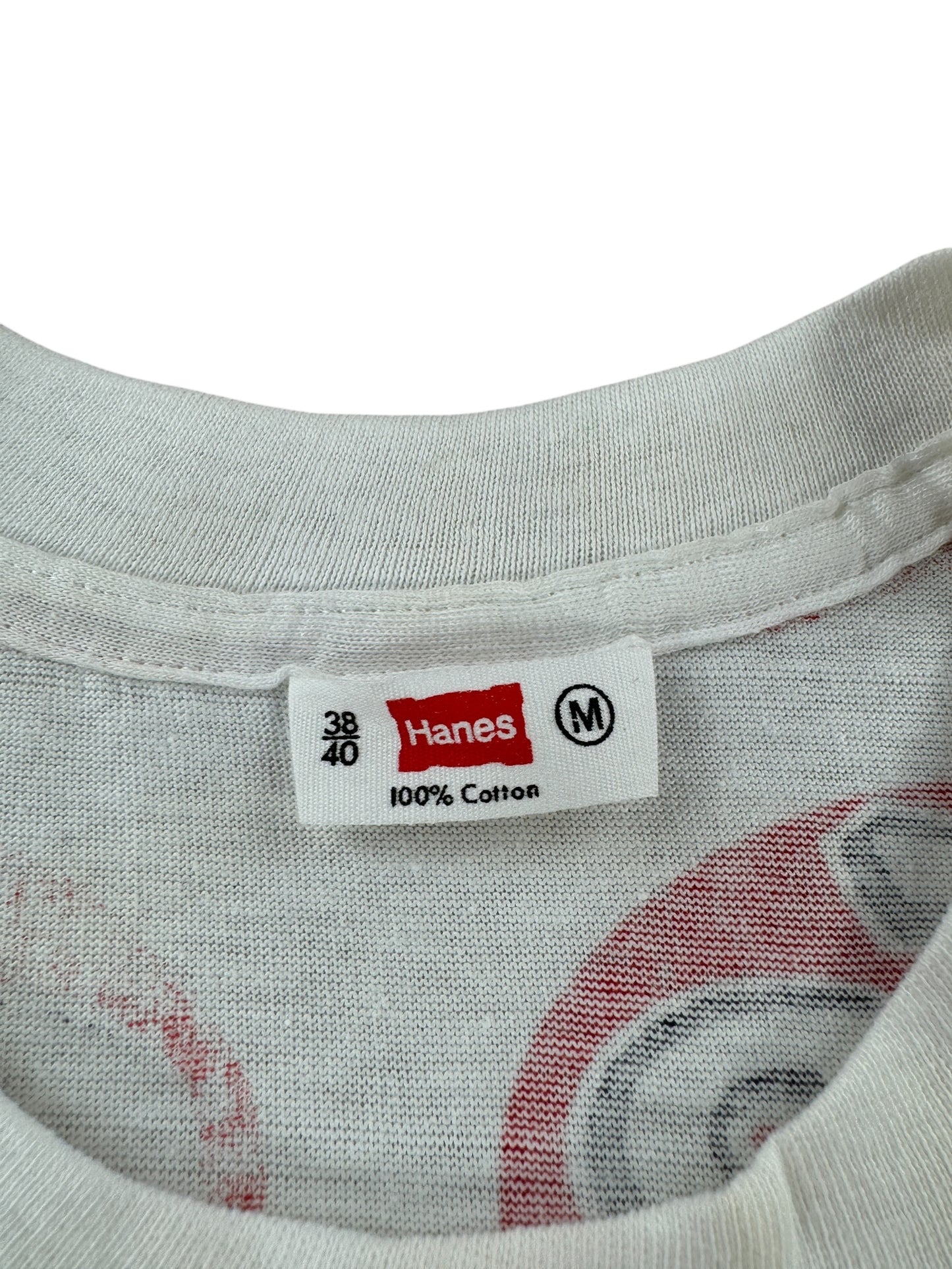 Tag on Vintage NOS STP Hanes Tee SZ S