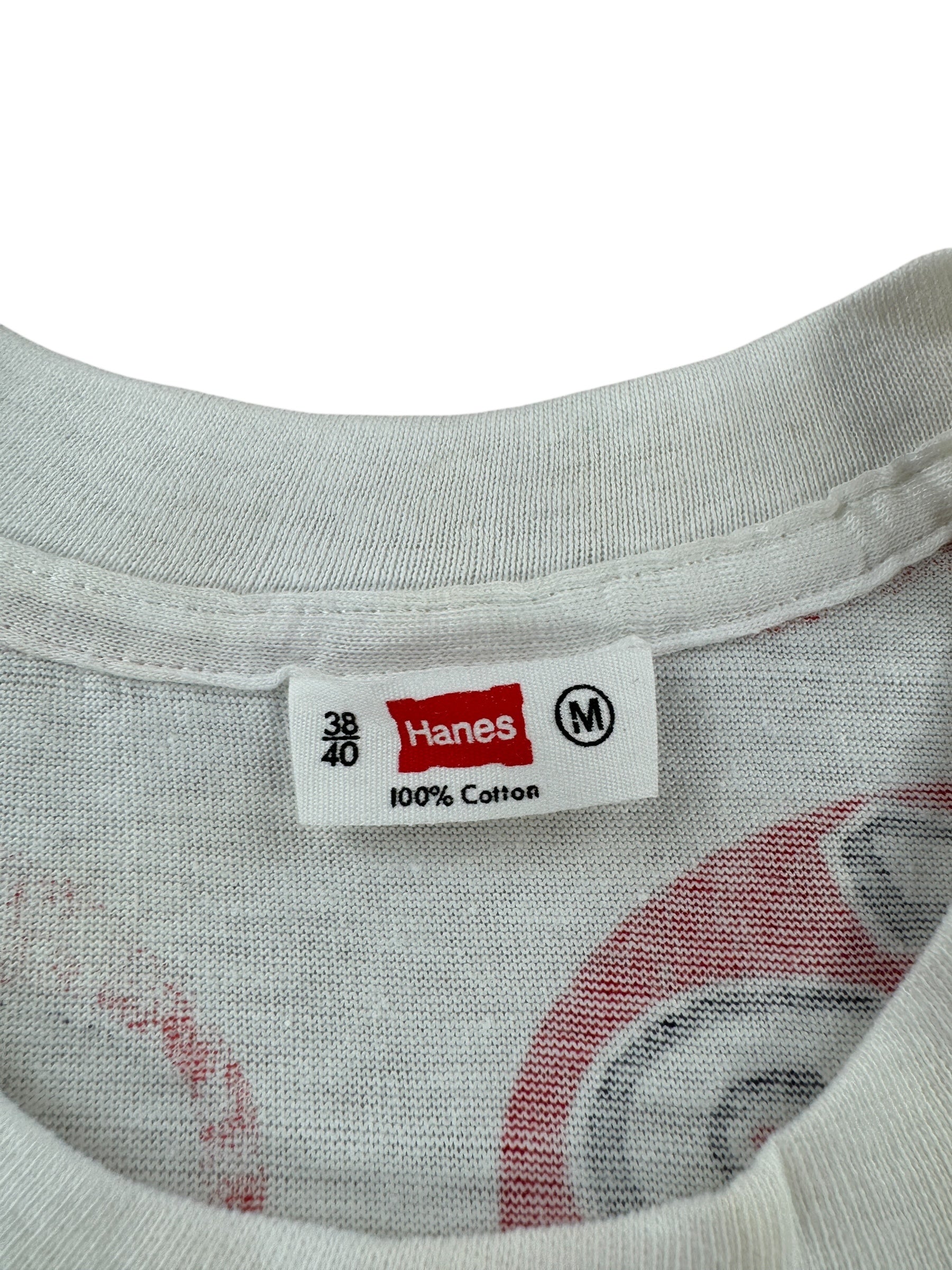 Tag on Vintage NOS STP Hanes Tee SZ S