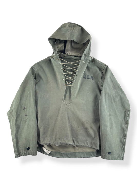 Front of Vintage USN Foul Weather Smock SZ XL