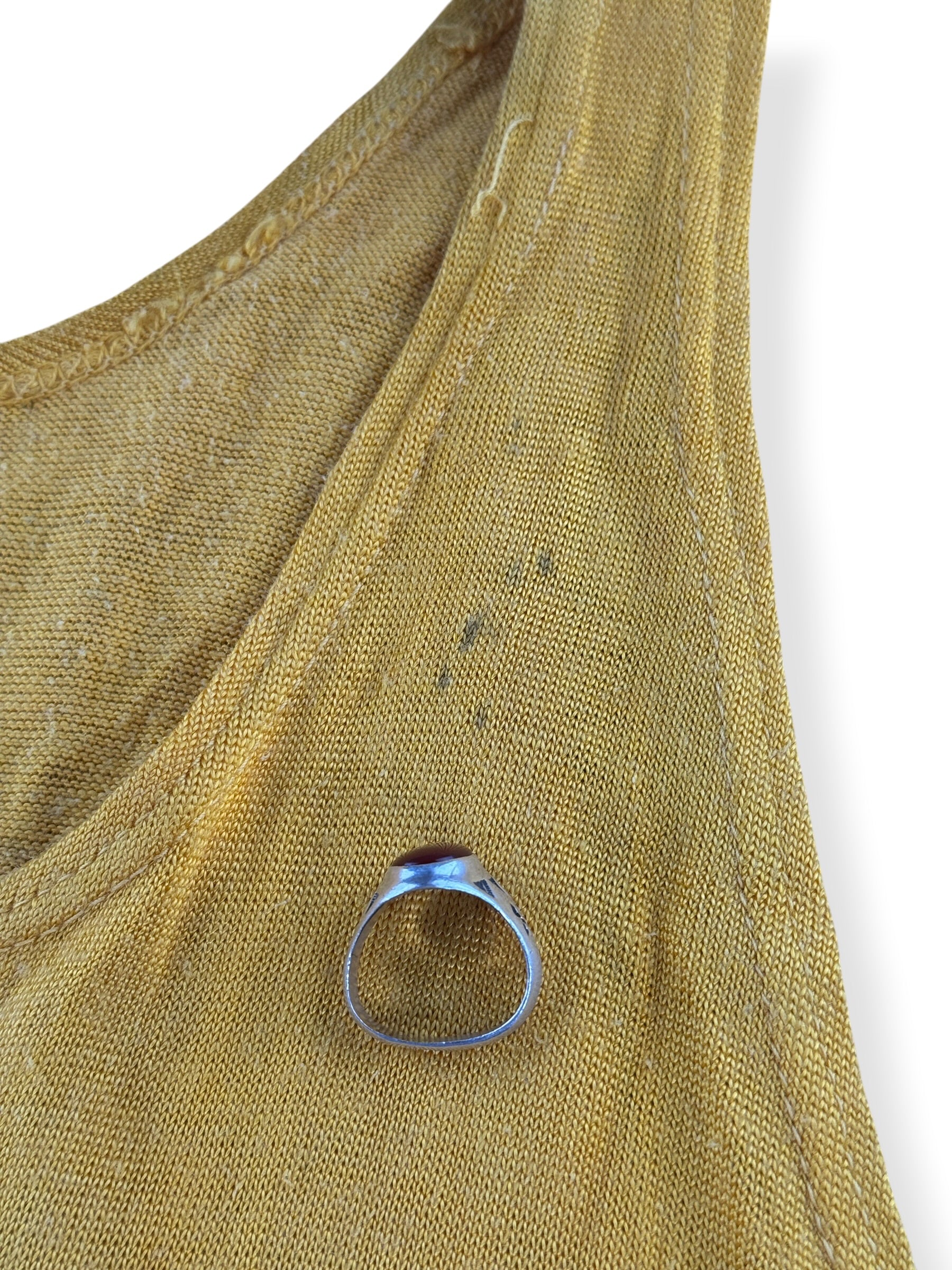 Stain on Vintage 1950s Wilson LCA Tank Top SZ 42 (Fits M)