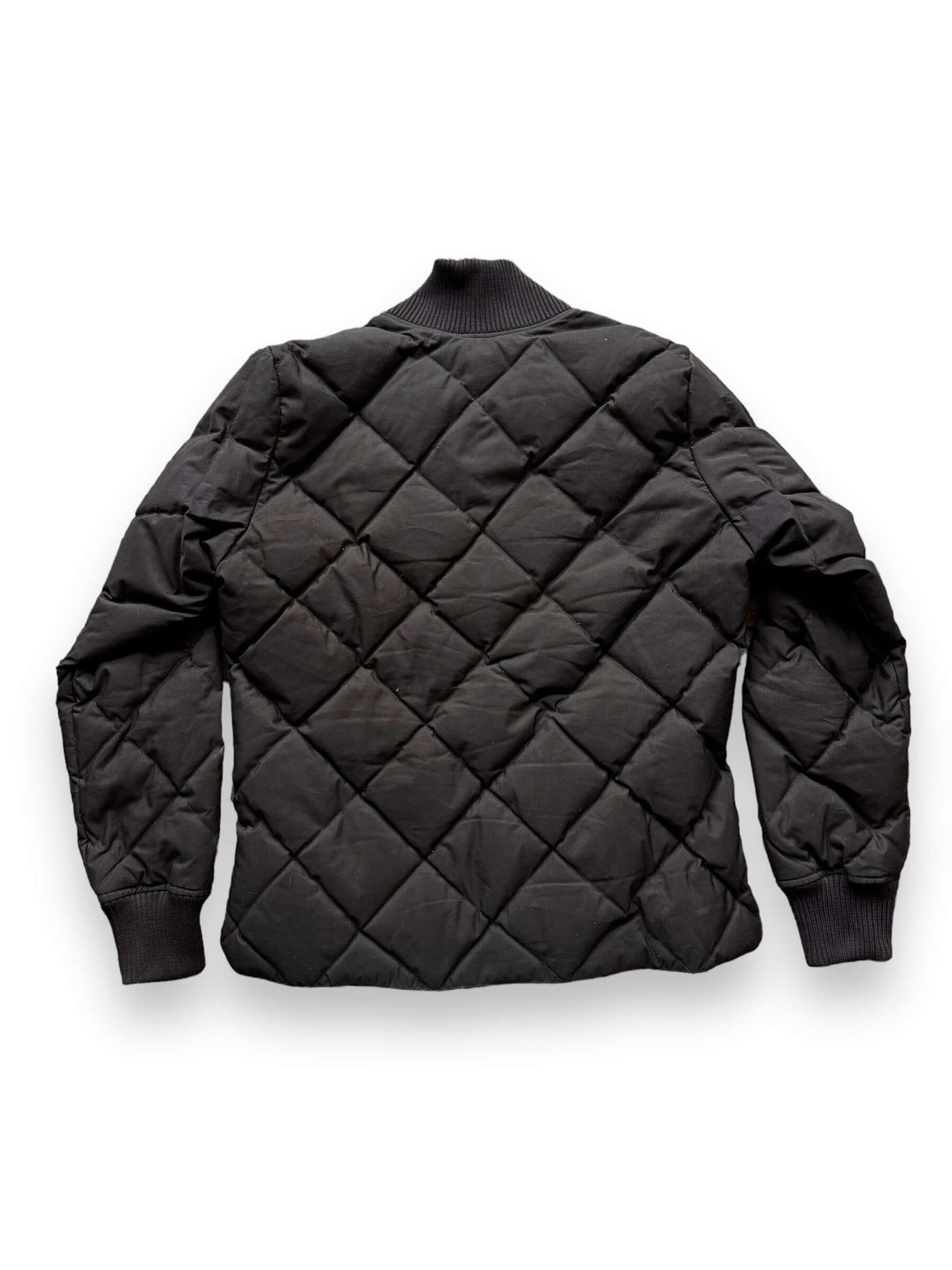 back of Crescent Down Works Freeman Seattle Quilted Down Jacket SZ L