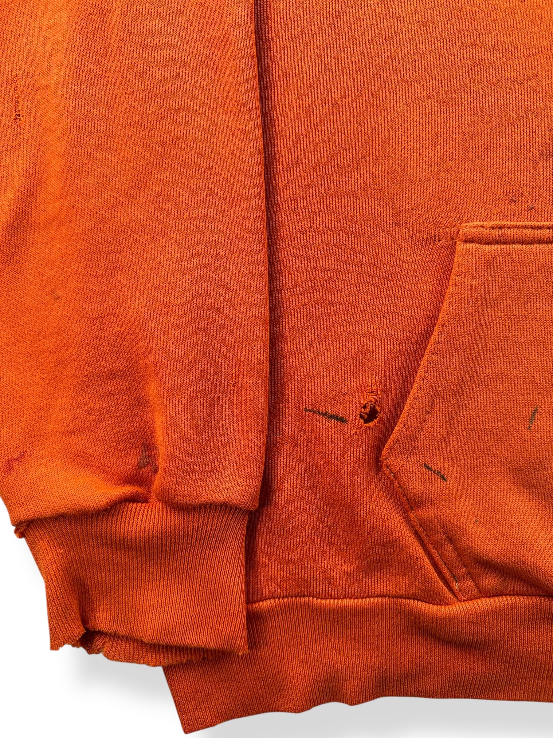 Wear on Vintage Rainier Beach Wrestling Thrashed Hoodie SZ XL