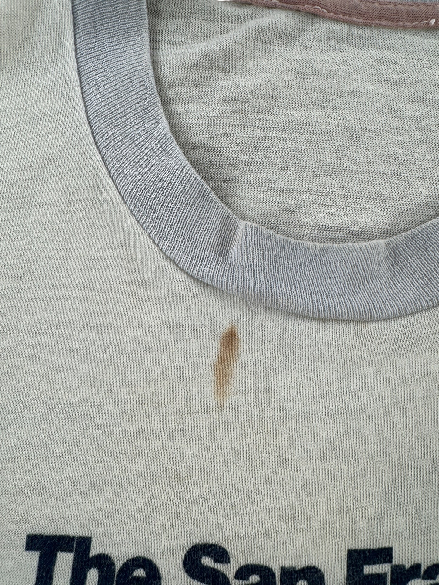 Stain on Vintage SF Marathon Tee SZ M