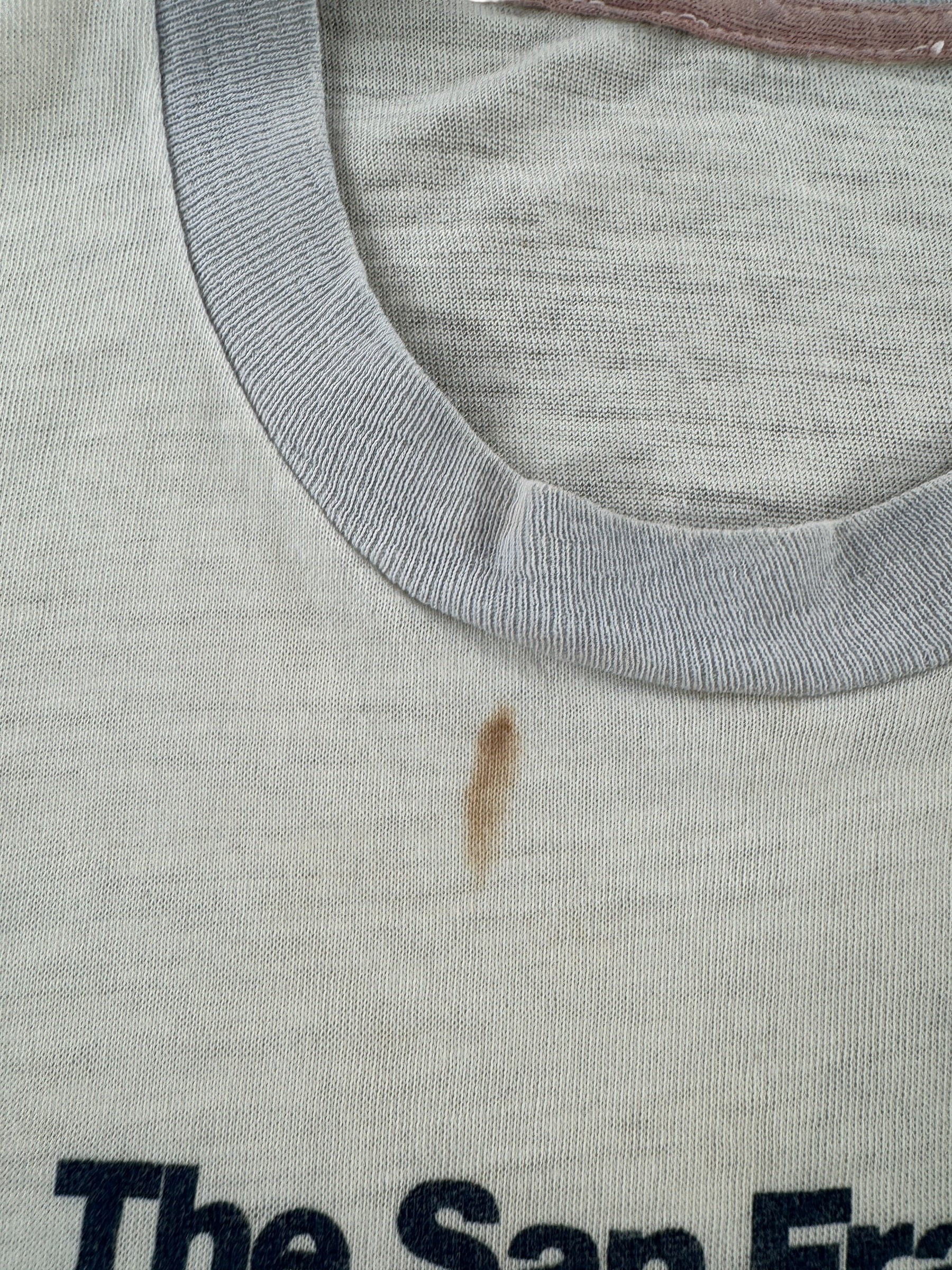 Stain on Vintage SF Marathon Tee SZ M