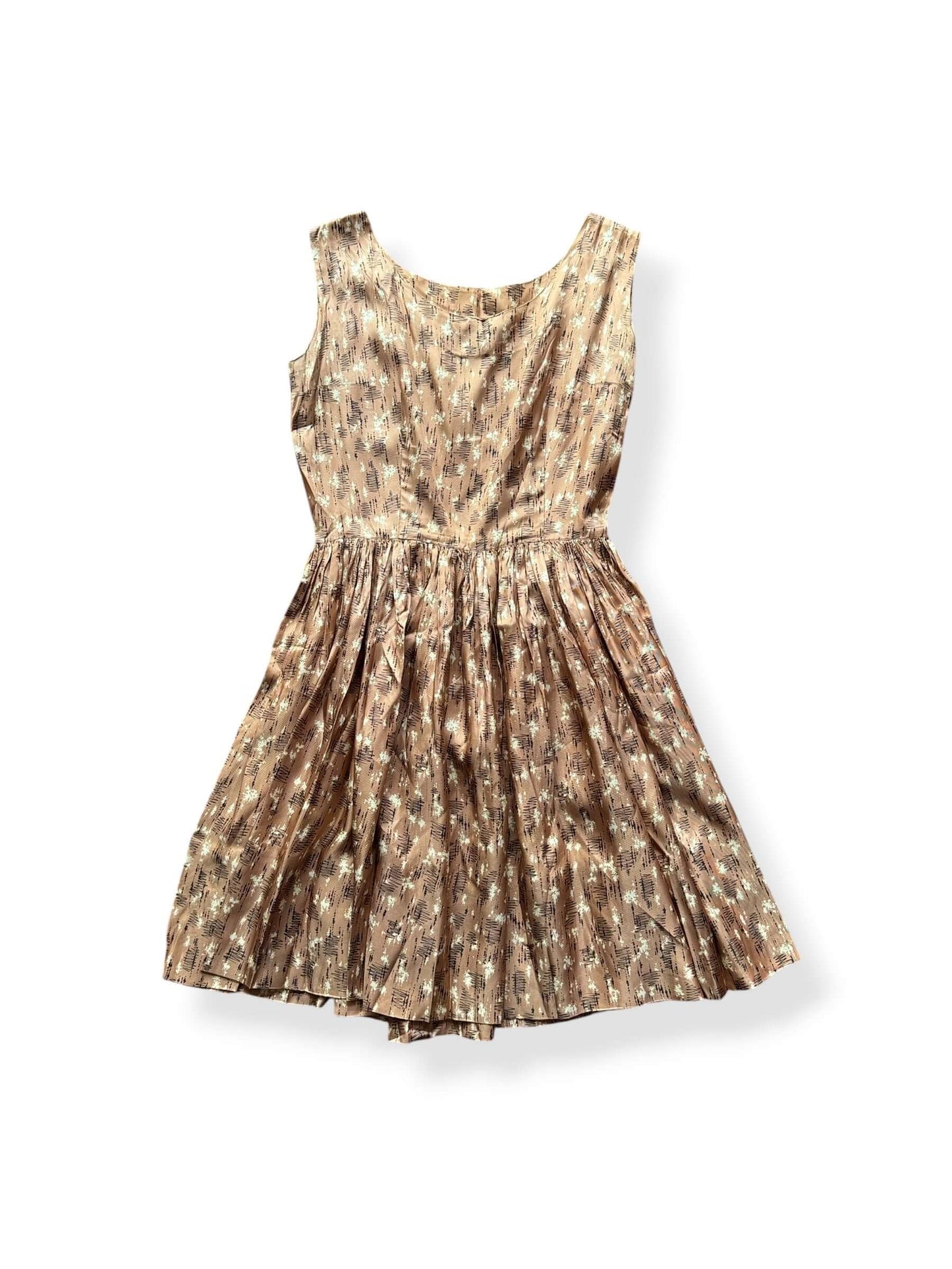 Front of Vintage 60 Scribble Fit and Flare Dress