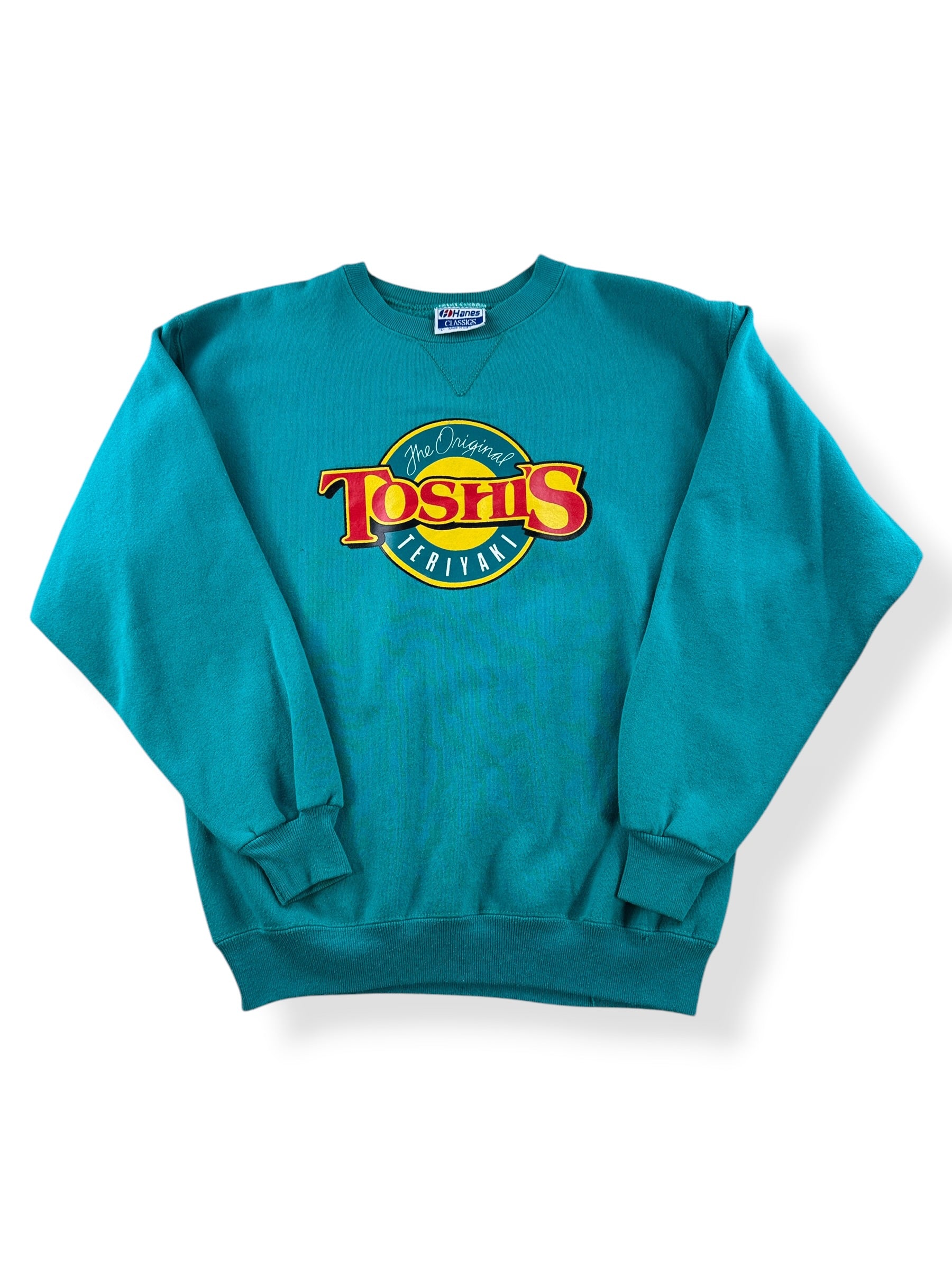 Front of Vintage 90s Toshi's Teriyaki Crewneck SZ L (Fits M)