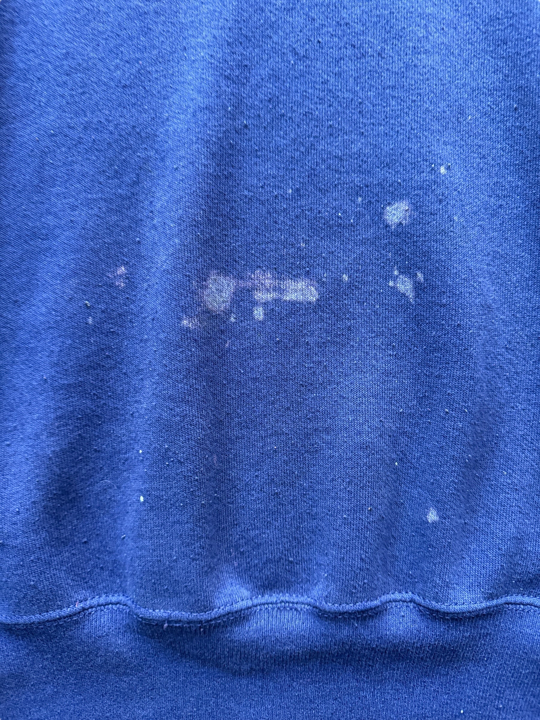 Bleach Stains on Lee Cotton Blend Crewneck SZ M