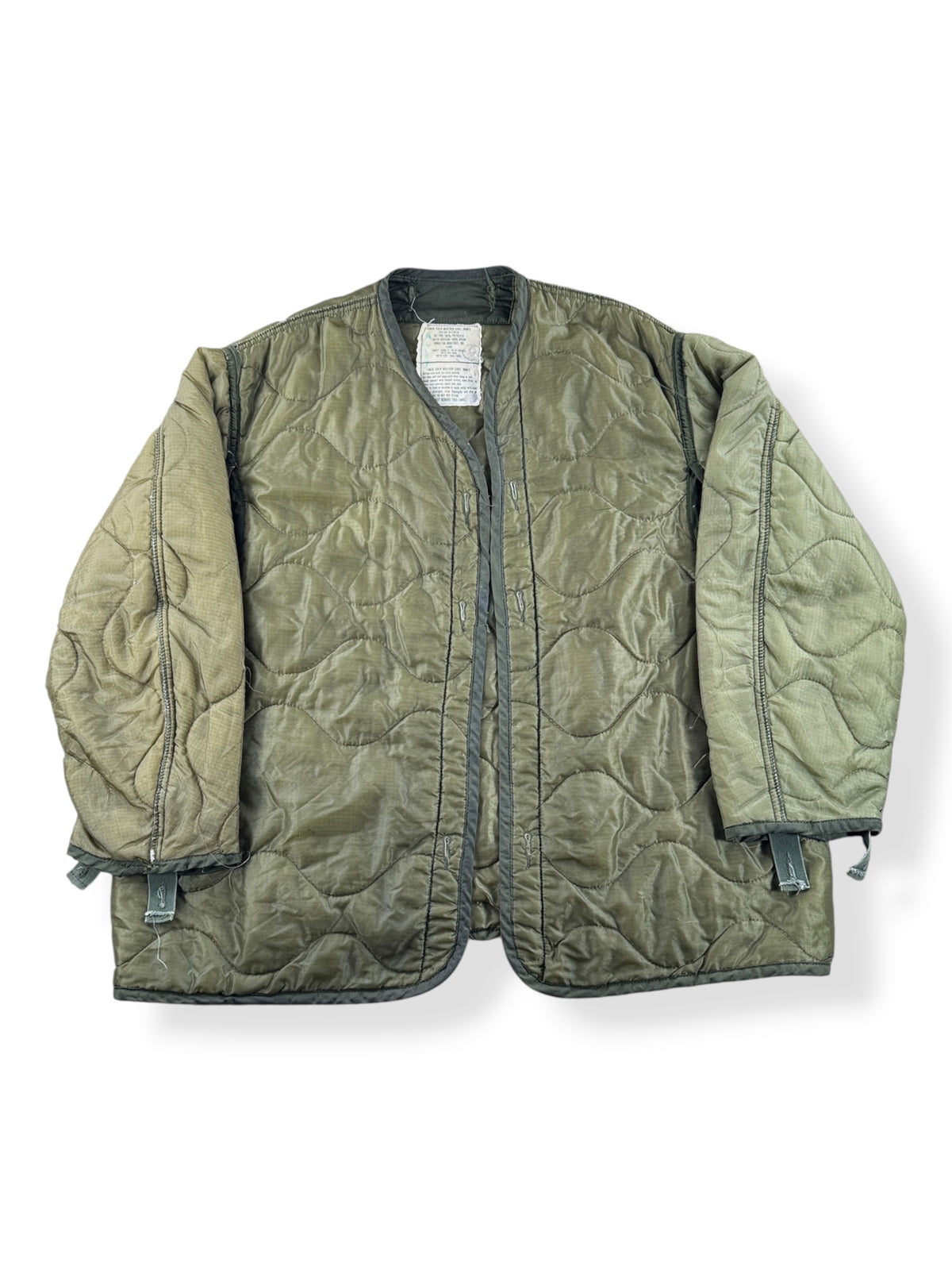 Front of Vintage Vietnam Era Liner Jacket SZ L