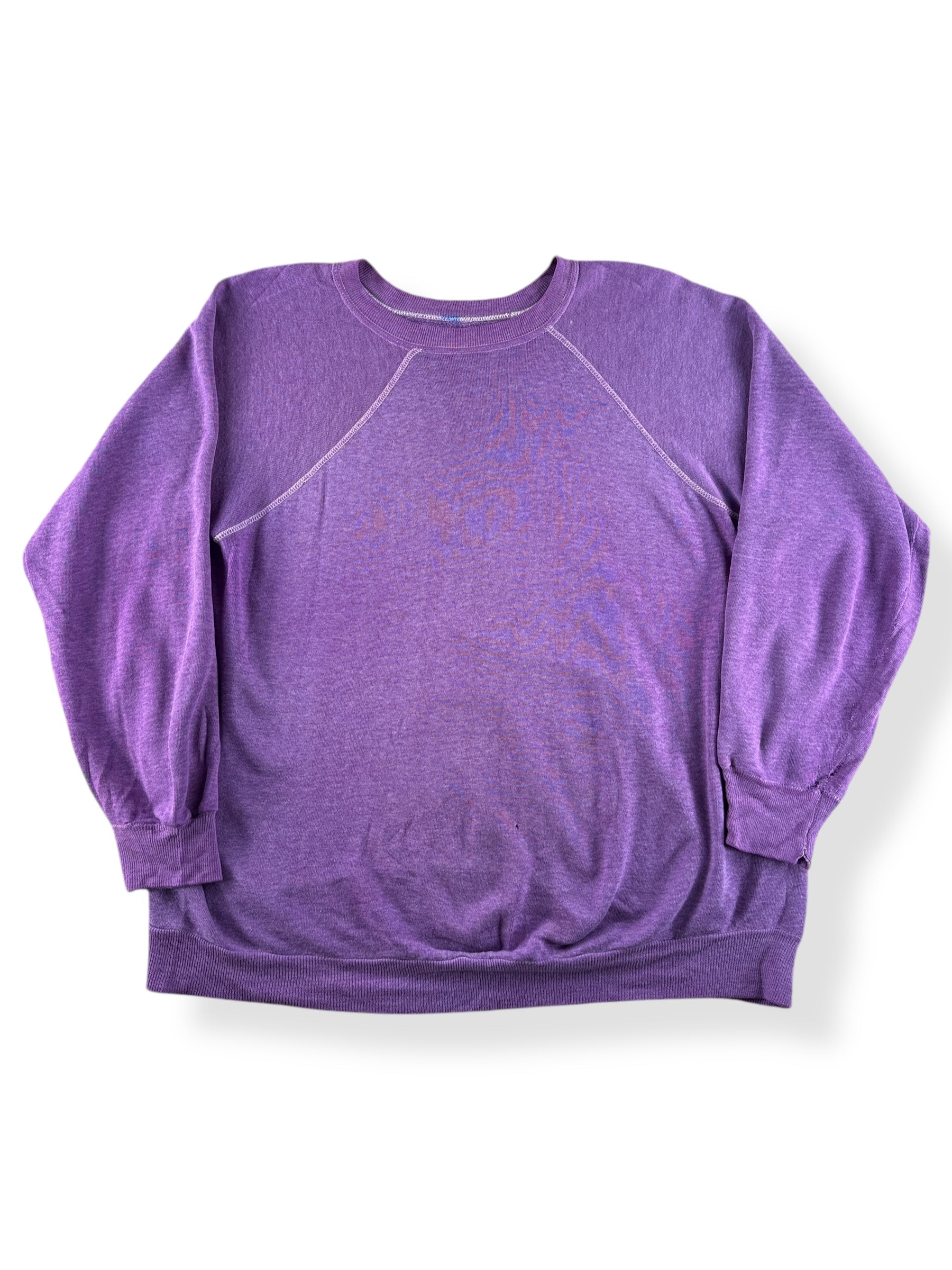 Front of Vintage Purple Blank Crewneck SZ XL