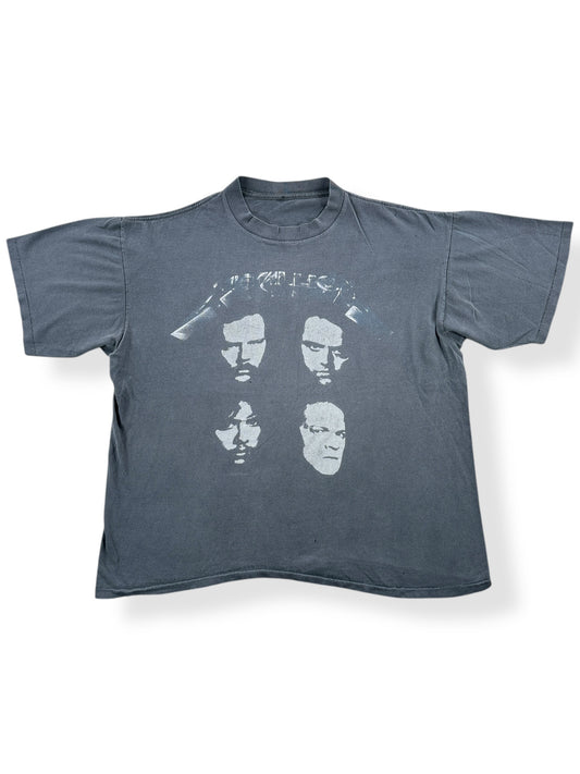 Front of Vintage 1991 Metallica Black Album Tour Tee SZ XL