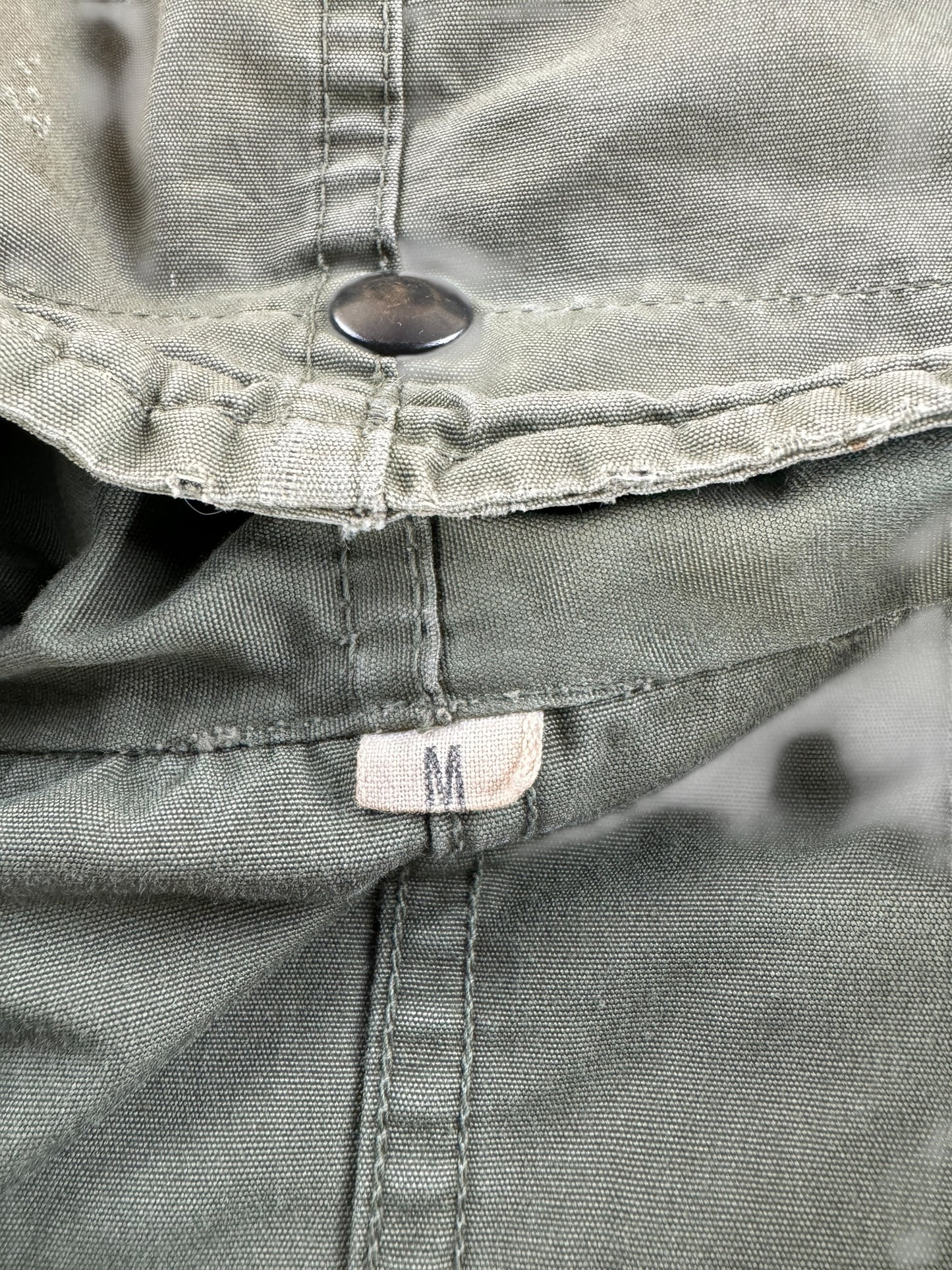 Tag on Vintage Cropped Military Smock SZ XL AS IS