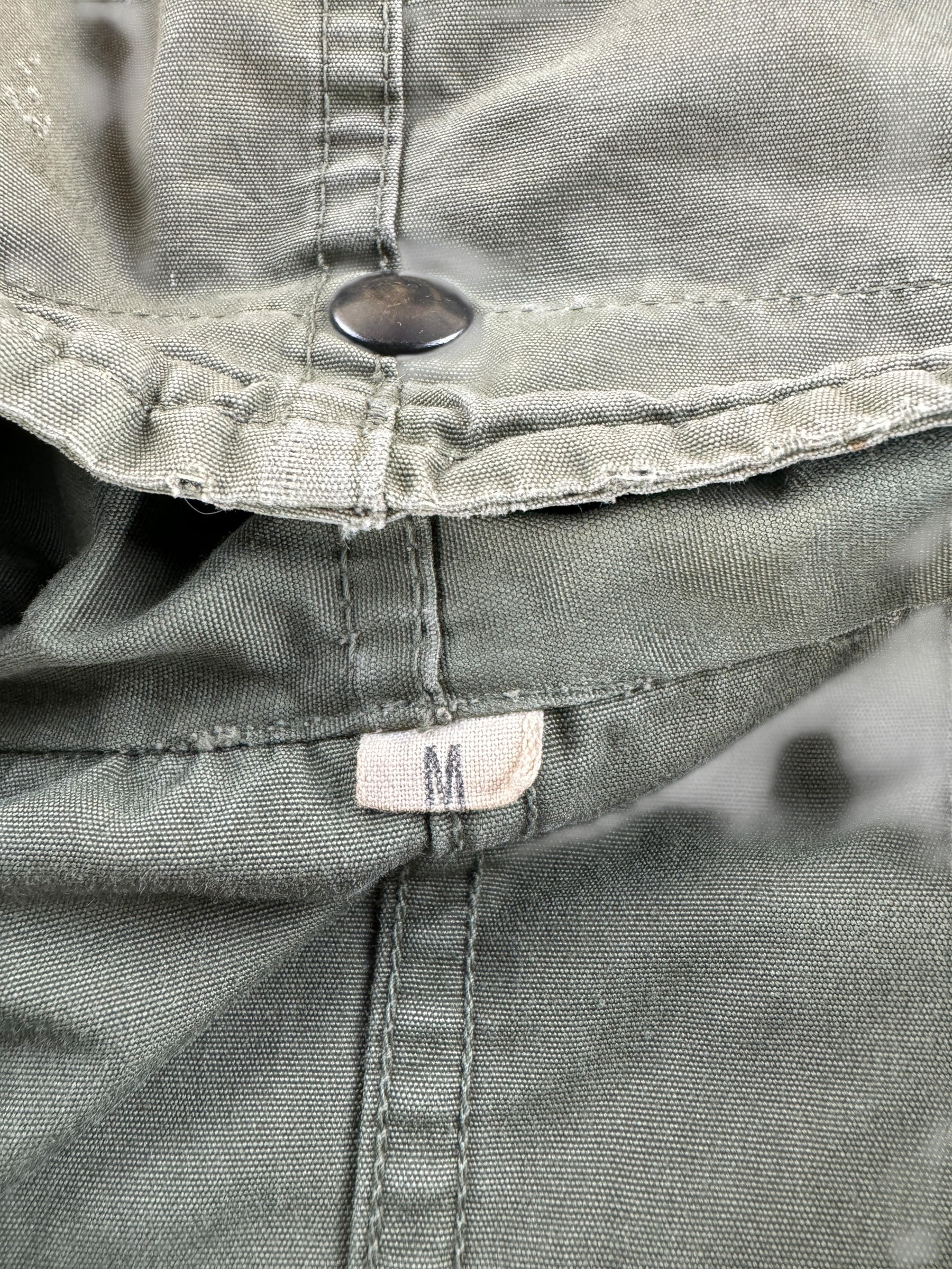 Tag on Vintage Cropped Military Smock SZ XL AS IS
