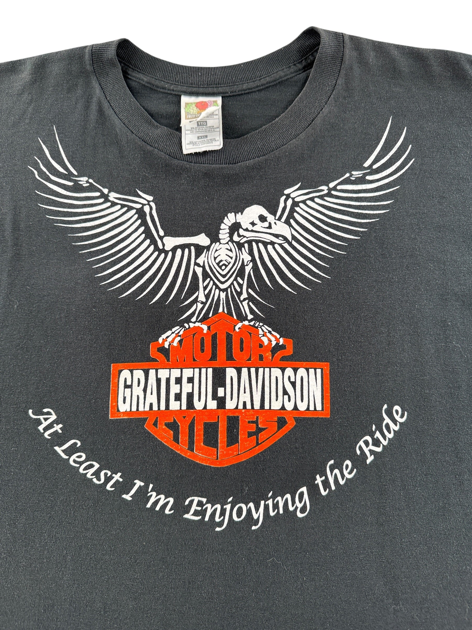 Graphic of Vintage Grateful-Davidson Dead Bird Tee SZ XXL