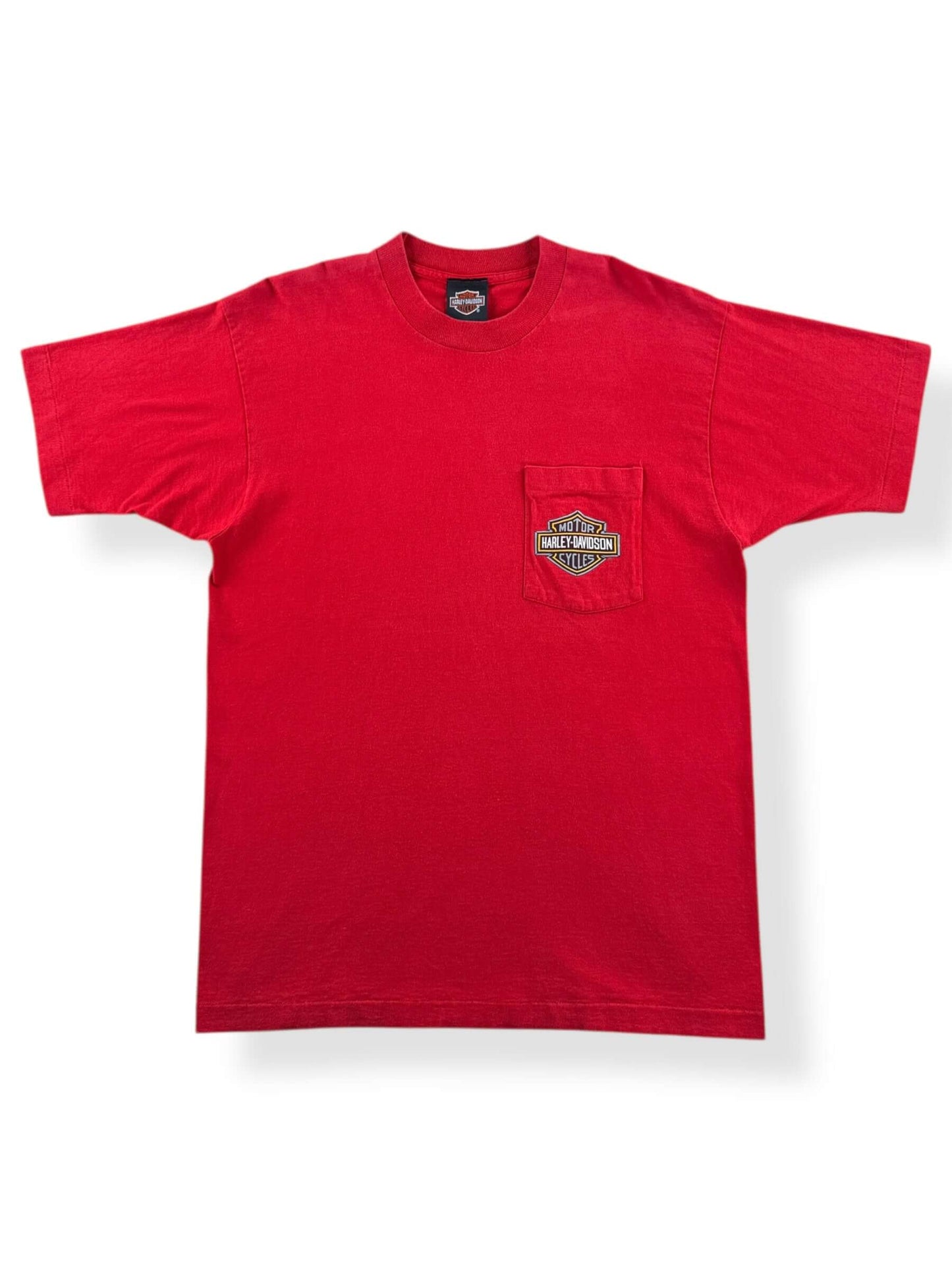 Front of Vintage Red Nashville Harley Tee SZ L