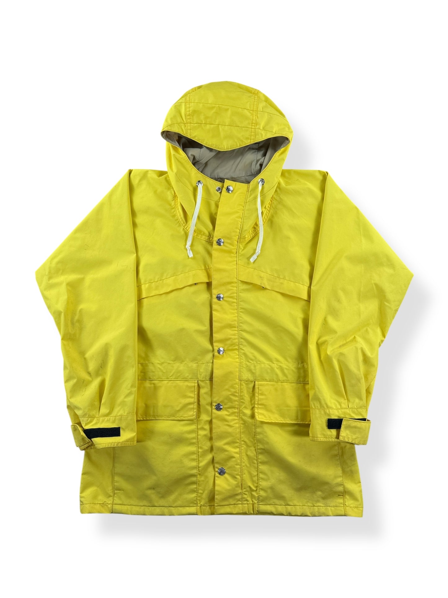 Front of Vintage REI Yellow Parka SZ L