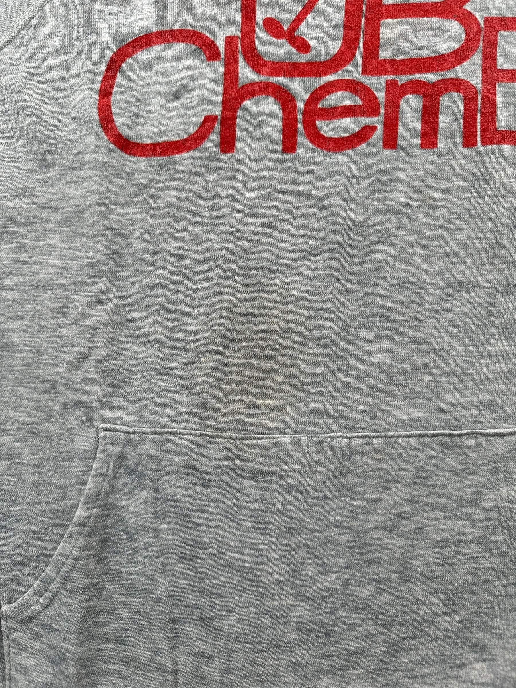 Stain on Vintage UB Cheme Champion Hoodie SZ L