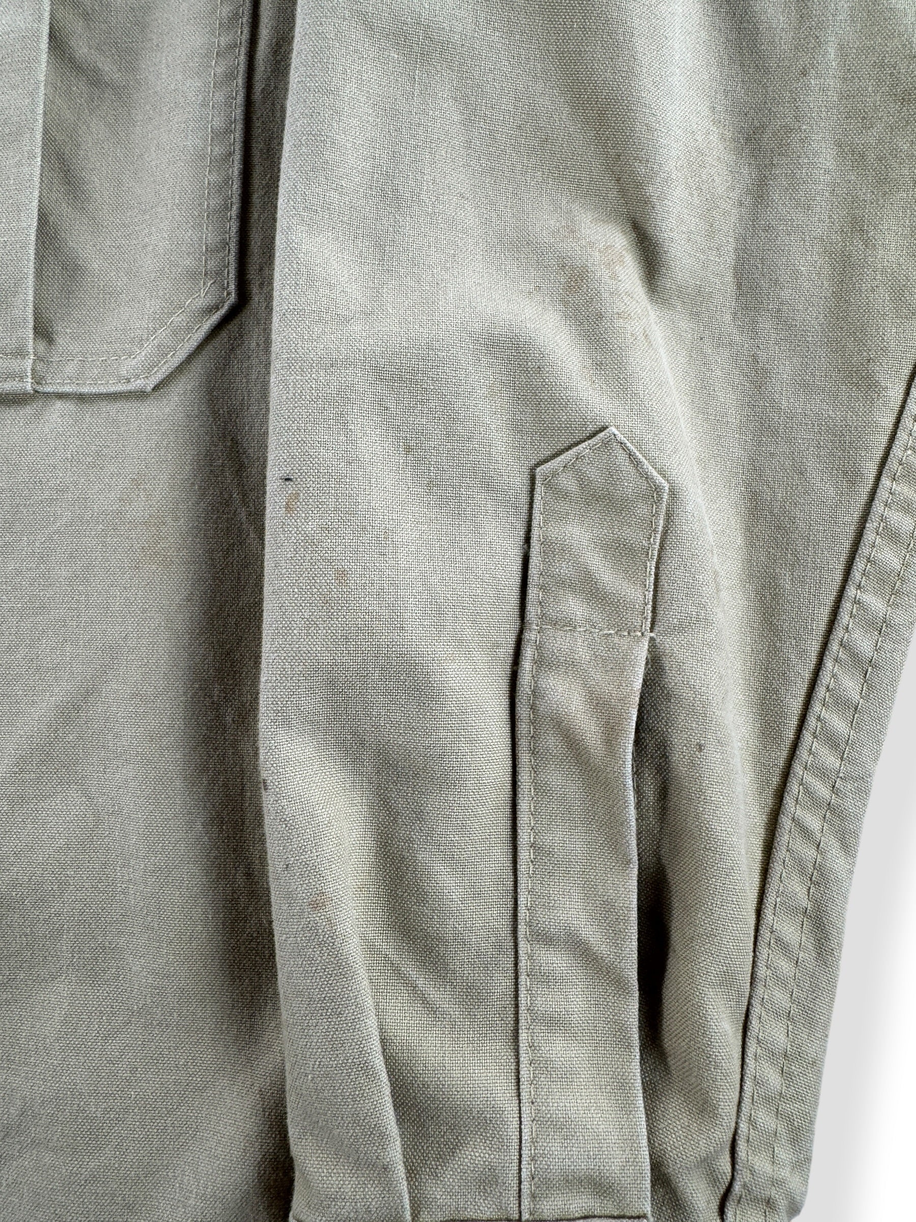 Wear on Vintage Filson Khaki Dry Tin Shirt SZ S