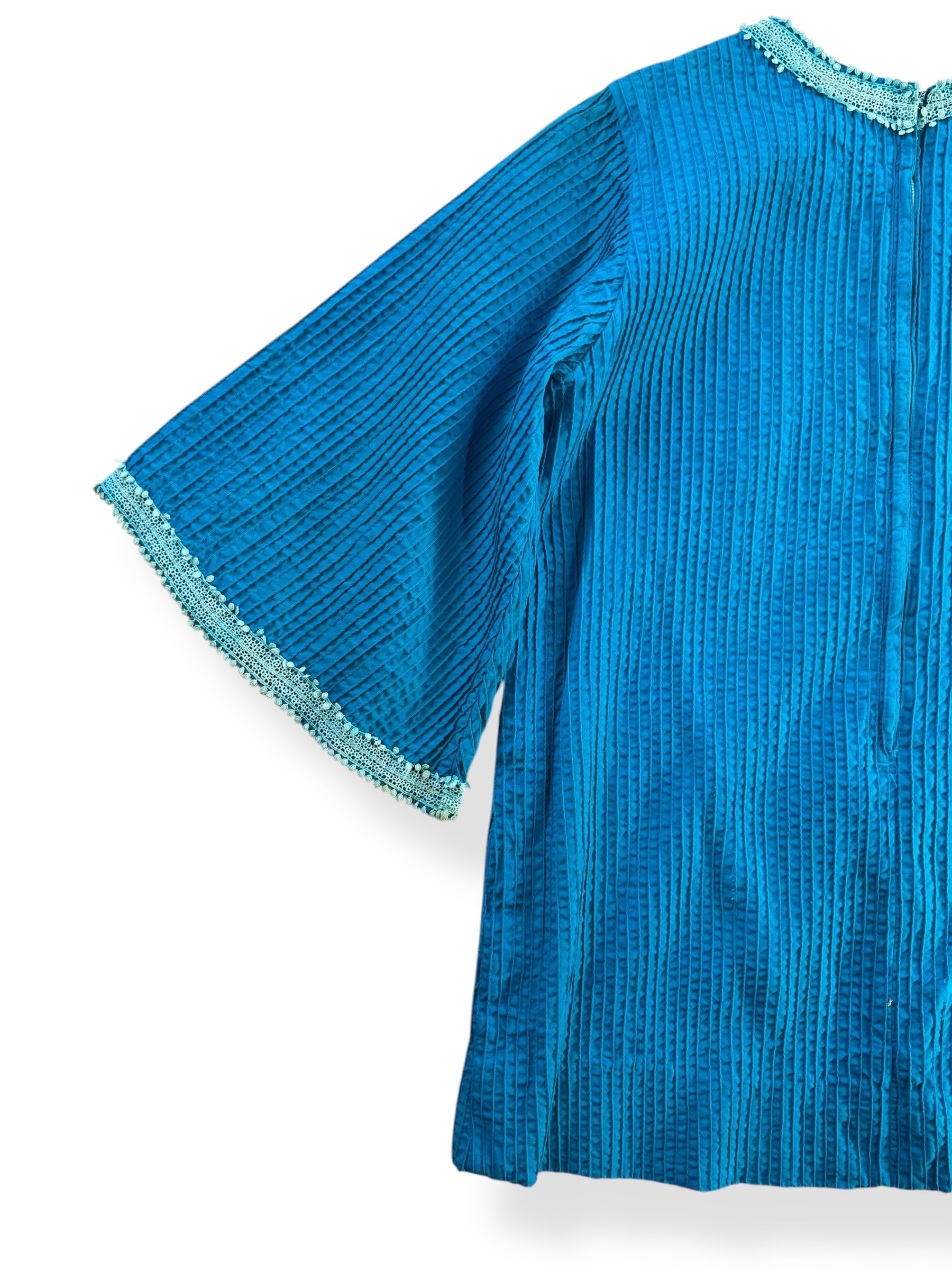 Back left side of 1960s Vicki Mexican Tunic L