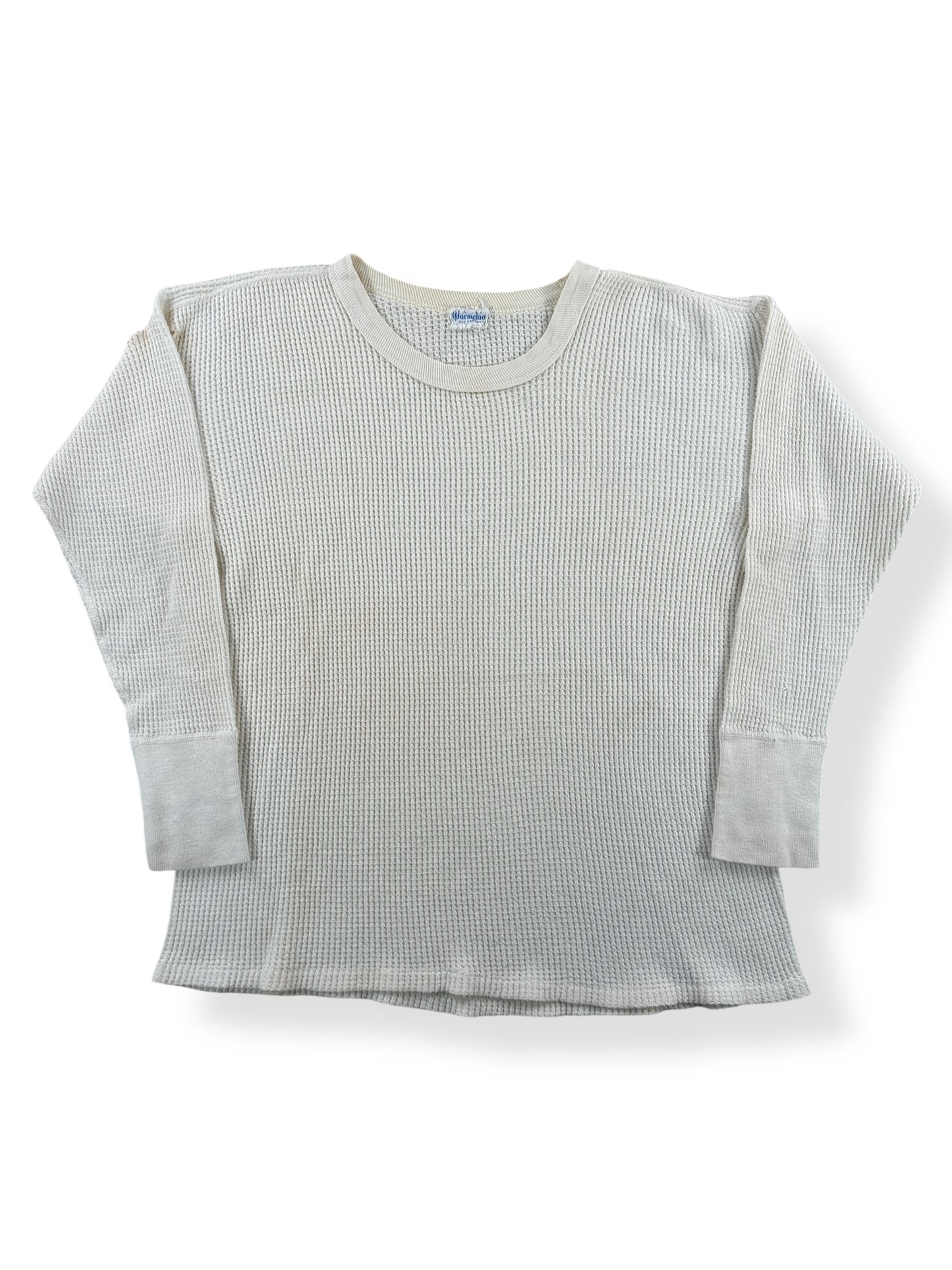 Front of Vintage Warmclad Waffle Thermal SZ M AS IS