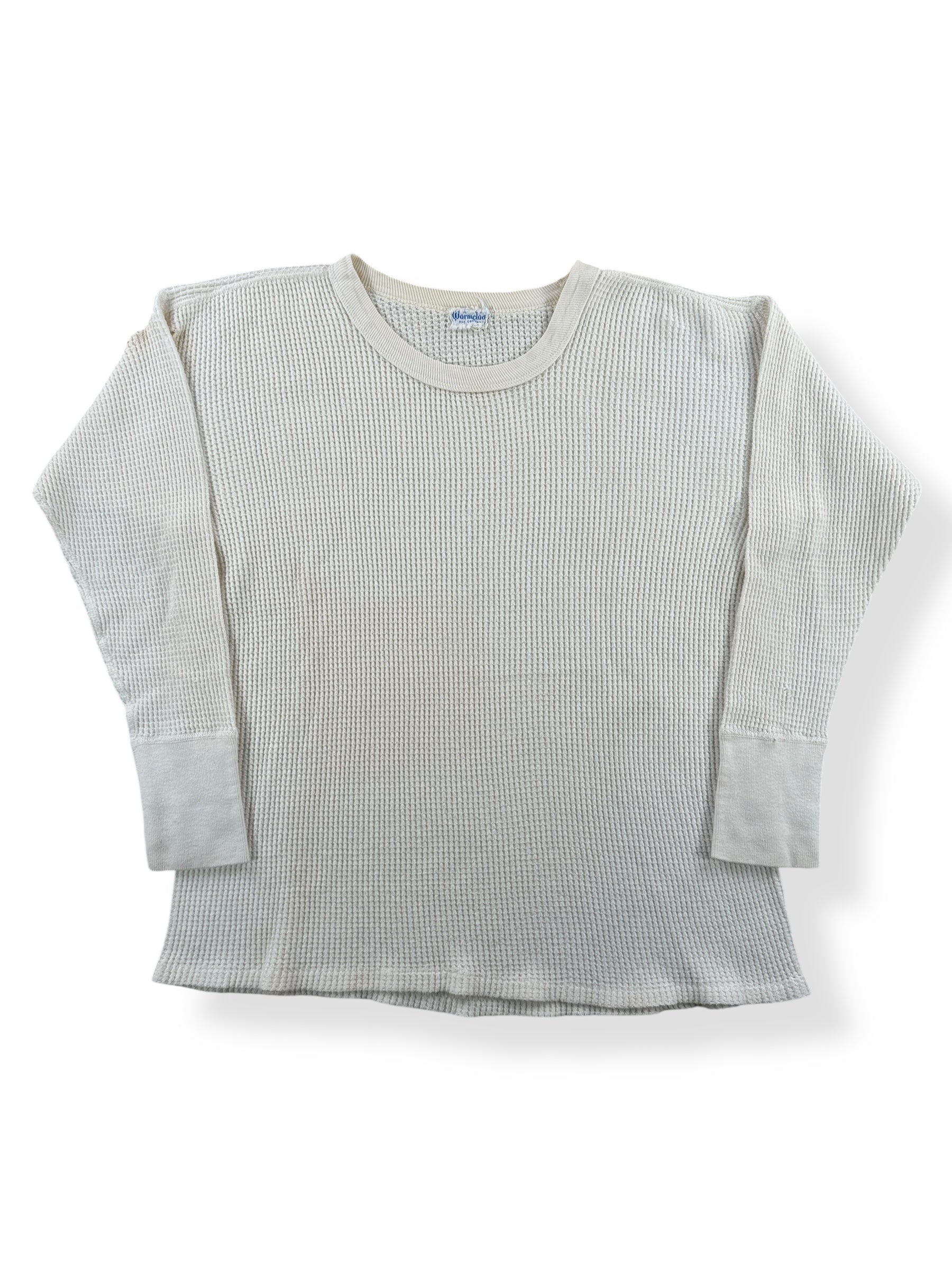 Front of Vintage Warmclad Waffle Thermal SZ M AS IS