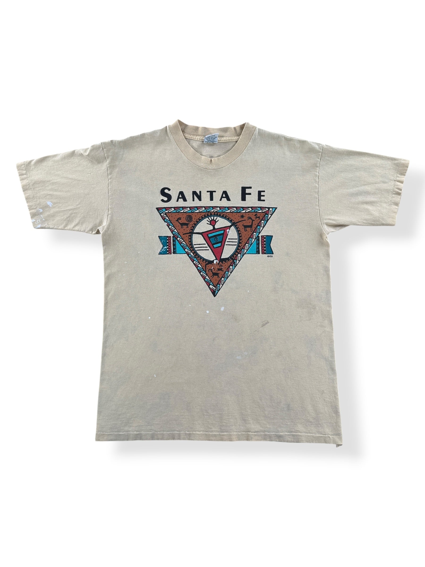 Front of Vintage Santa Fe Painter Tee SZ L