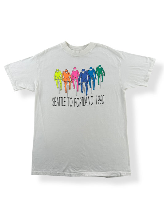 Front of Vintage Seattle To Portland 1990 Tee SZ L