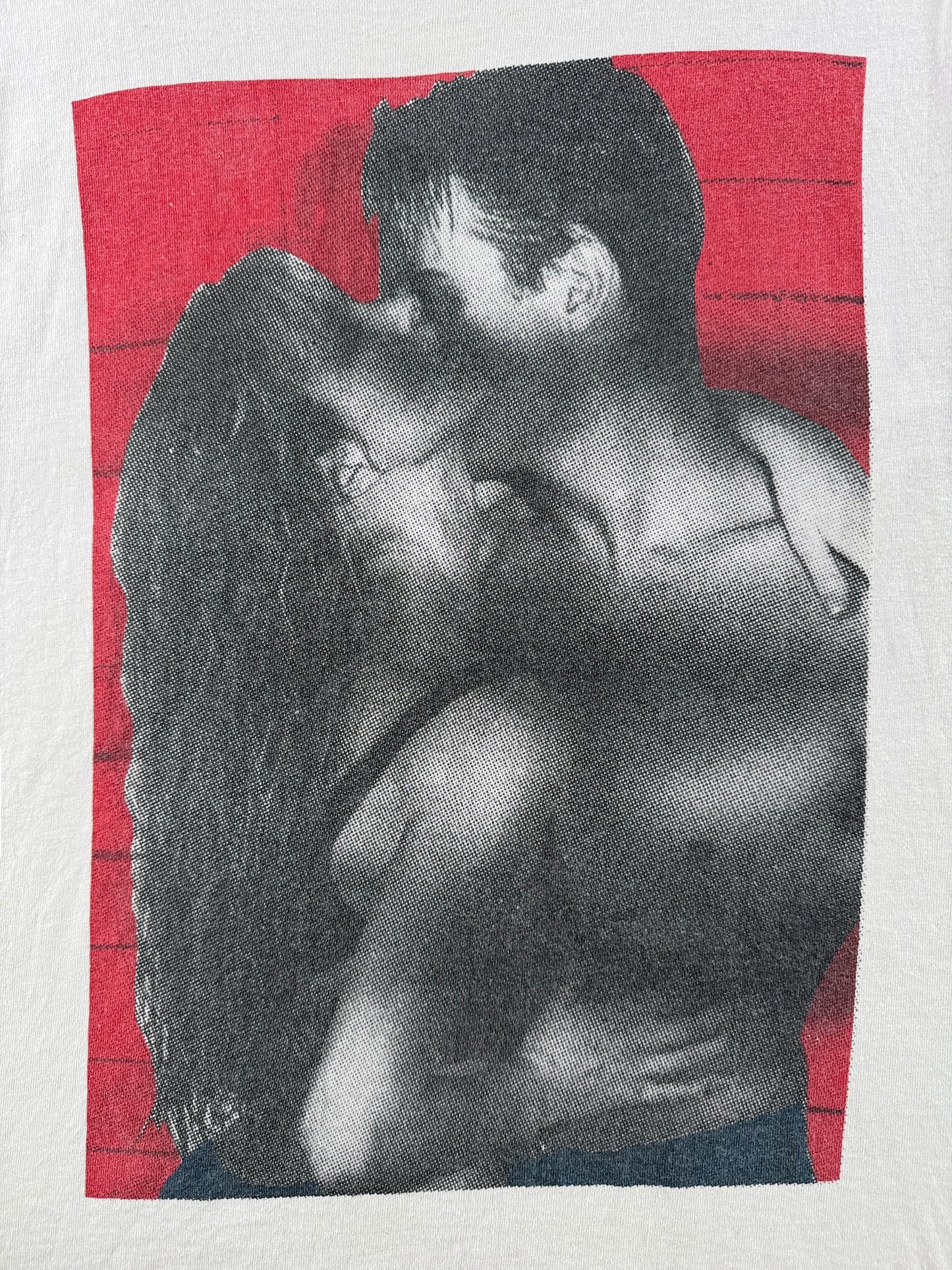 Graphic on Vintage Best Company Lovers Tee SZ M