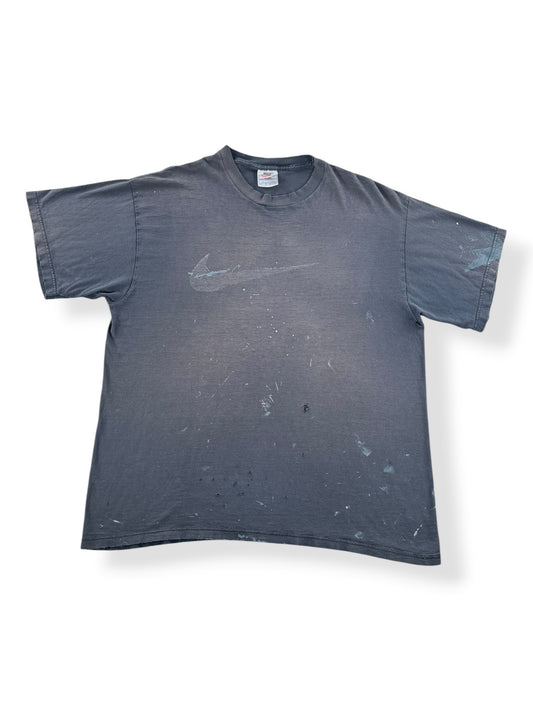 Front of Vintage Thrashed and Faded Nike Tee SZ XL