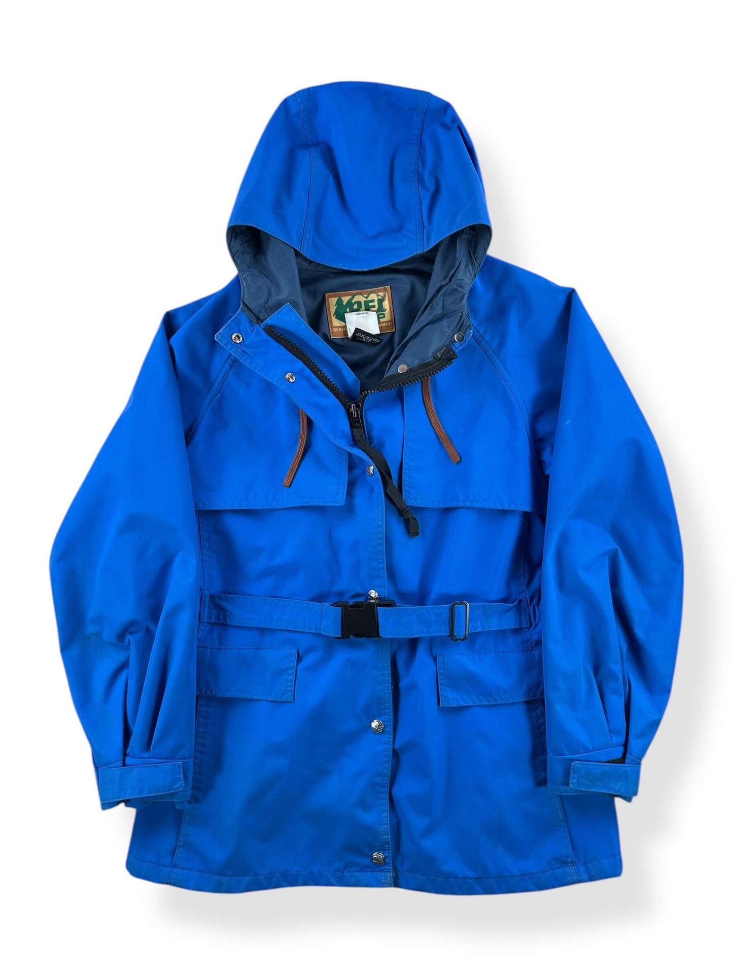 Front of Vintage Ladies REI Blue Jacket SZ L