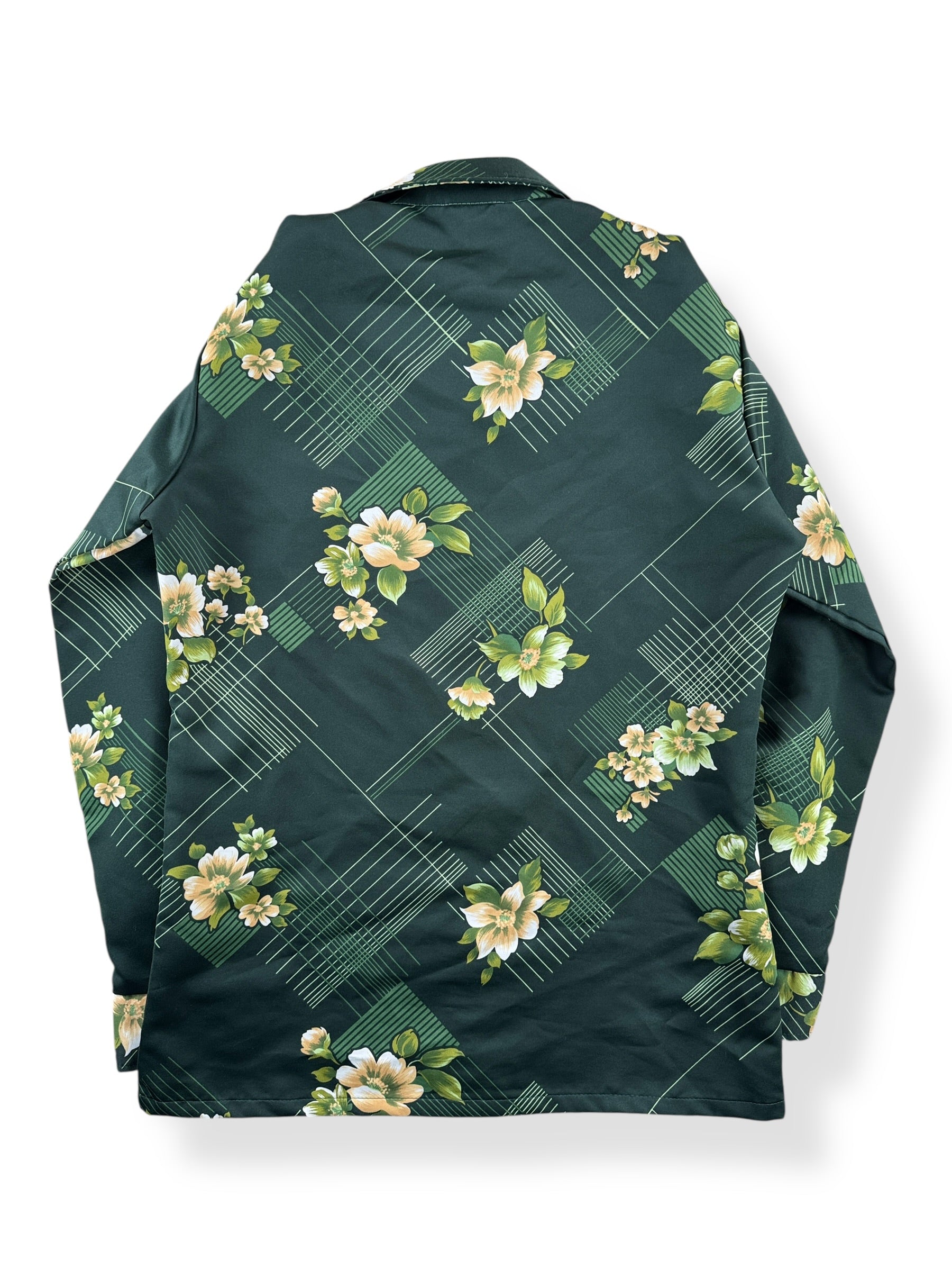 Back of Vintage Paul Howard Floral Disco Shirt SZ M