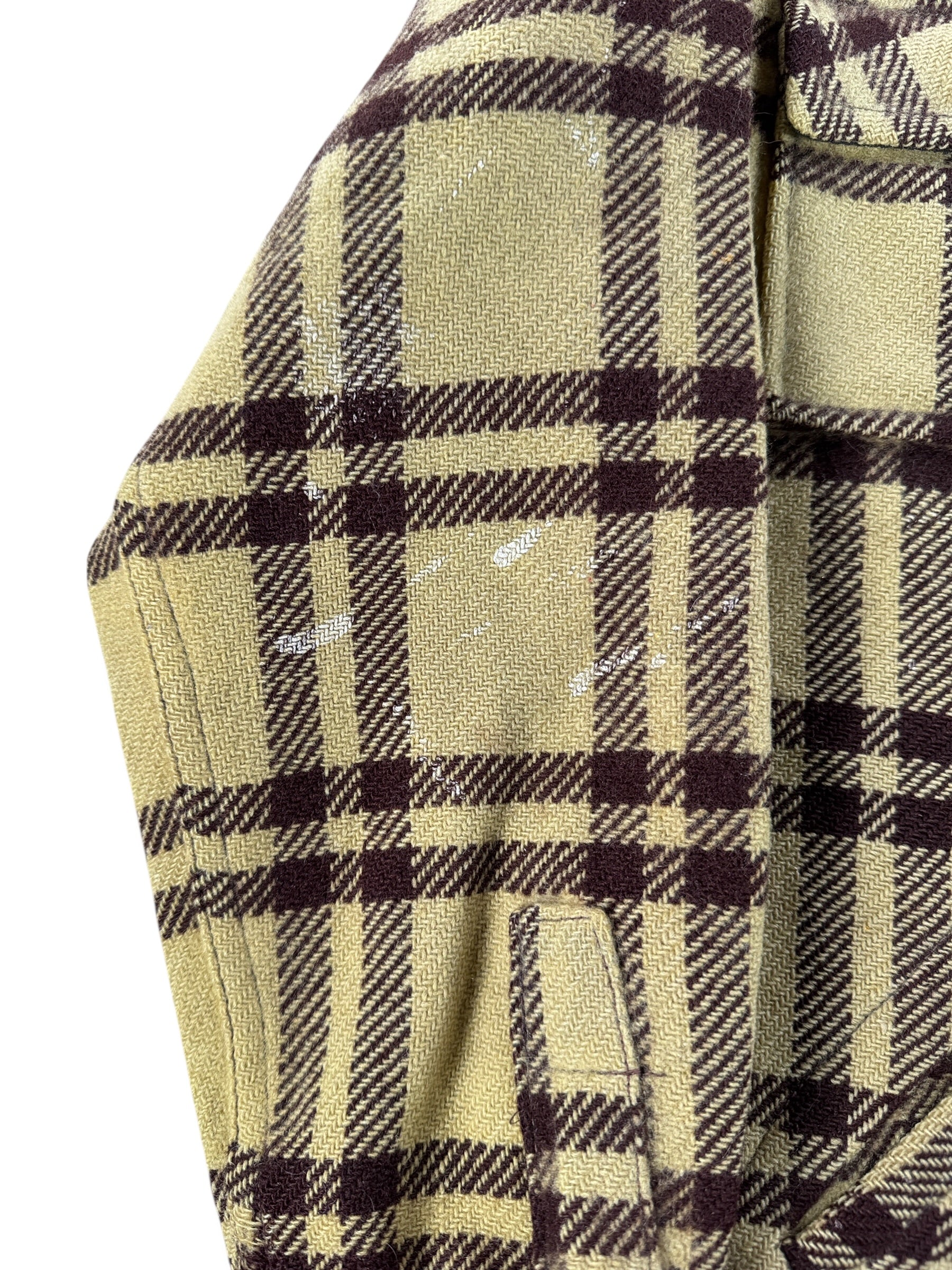 Stain on Vintage 40s Duluth Wool Cruiser Jacket SZ M